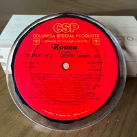 Handmade Vintage Vinyl Record Label Resin Coaster - 1972