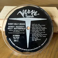 Handmade Vintage Vinyl Record Label Resin Coaster - Bobby / Billy / Brasil