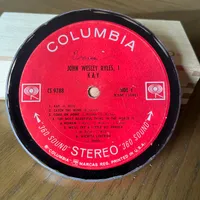 Handmade Vintage Vinyl Record Label Resin Coaster - John Wesley Ryles, I