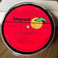 Handmade Vintage Vinyl Record Label Resin Coaster - Doug Oldham