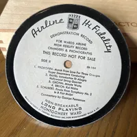 Handmade Vintage Vinyl Record Label Resin Coaster