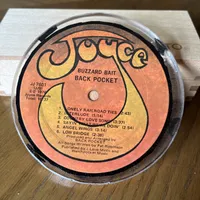 Handmade Vintage Vinyl Record Label Resin Coaster - Buzzard Bait