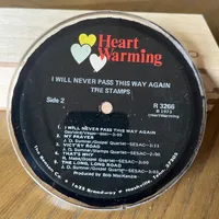 Handmade Vintage Vinyl Record Label Resin Coaster