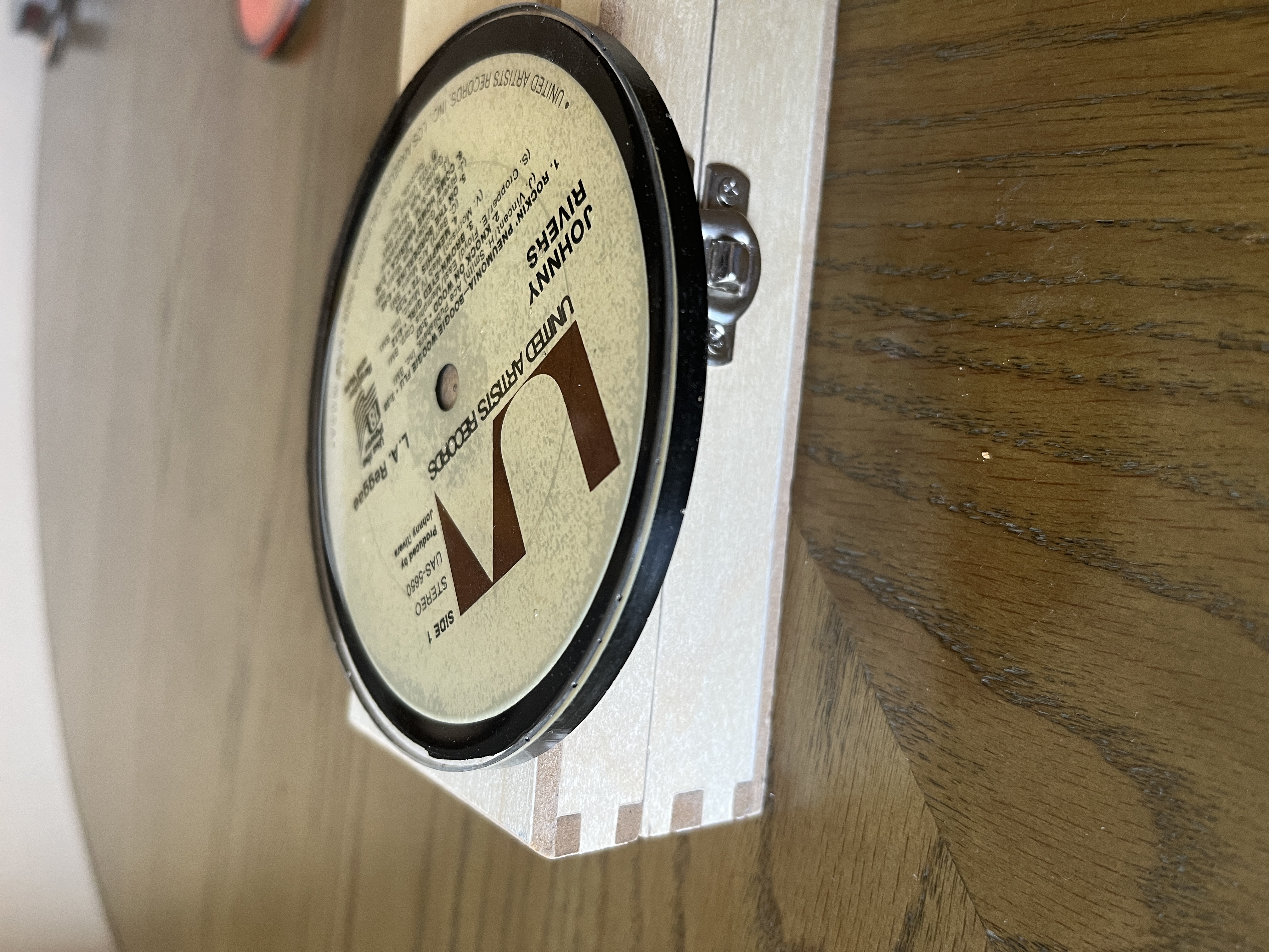 Handmade Vintage Vinyl Record Label Resin Coaster - Johnny Rivers — image 3