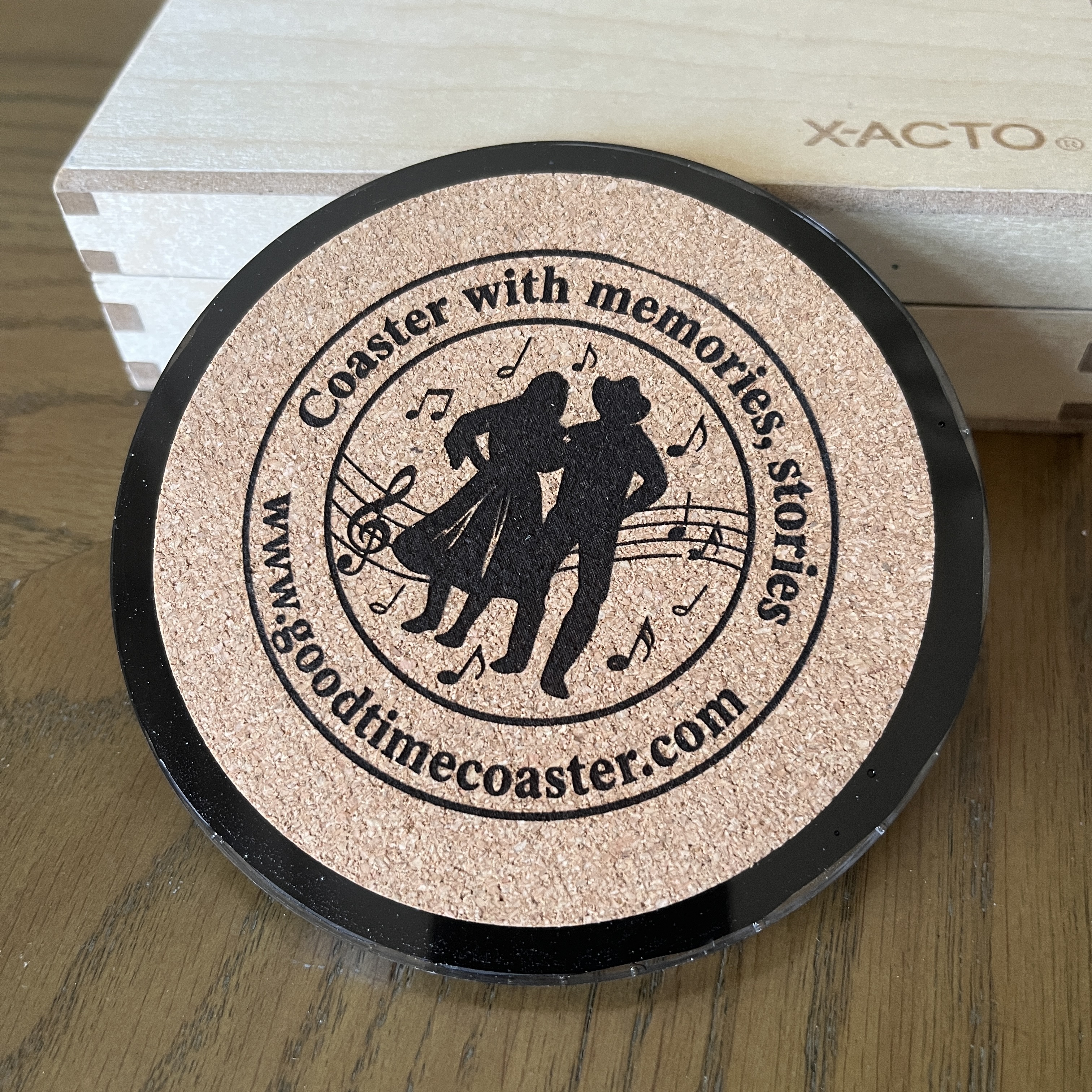 Handmade Vintage Vinyl Record Label Resin Coaster - Gene Pitney — image 3