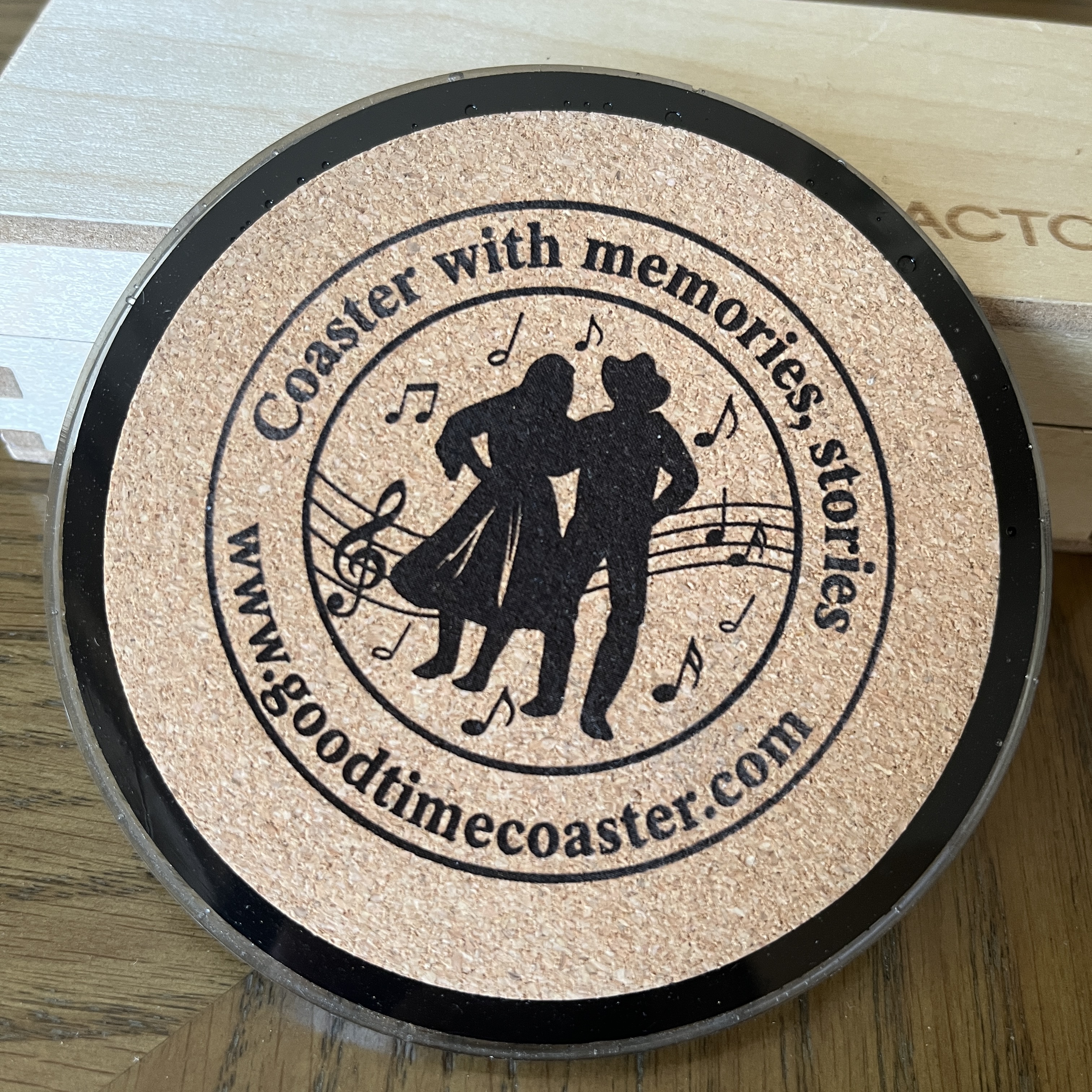 Handmade Vintage Vinyl Record Label Resin Coaster - Jean Shepard — image 3