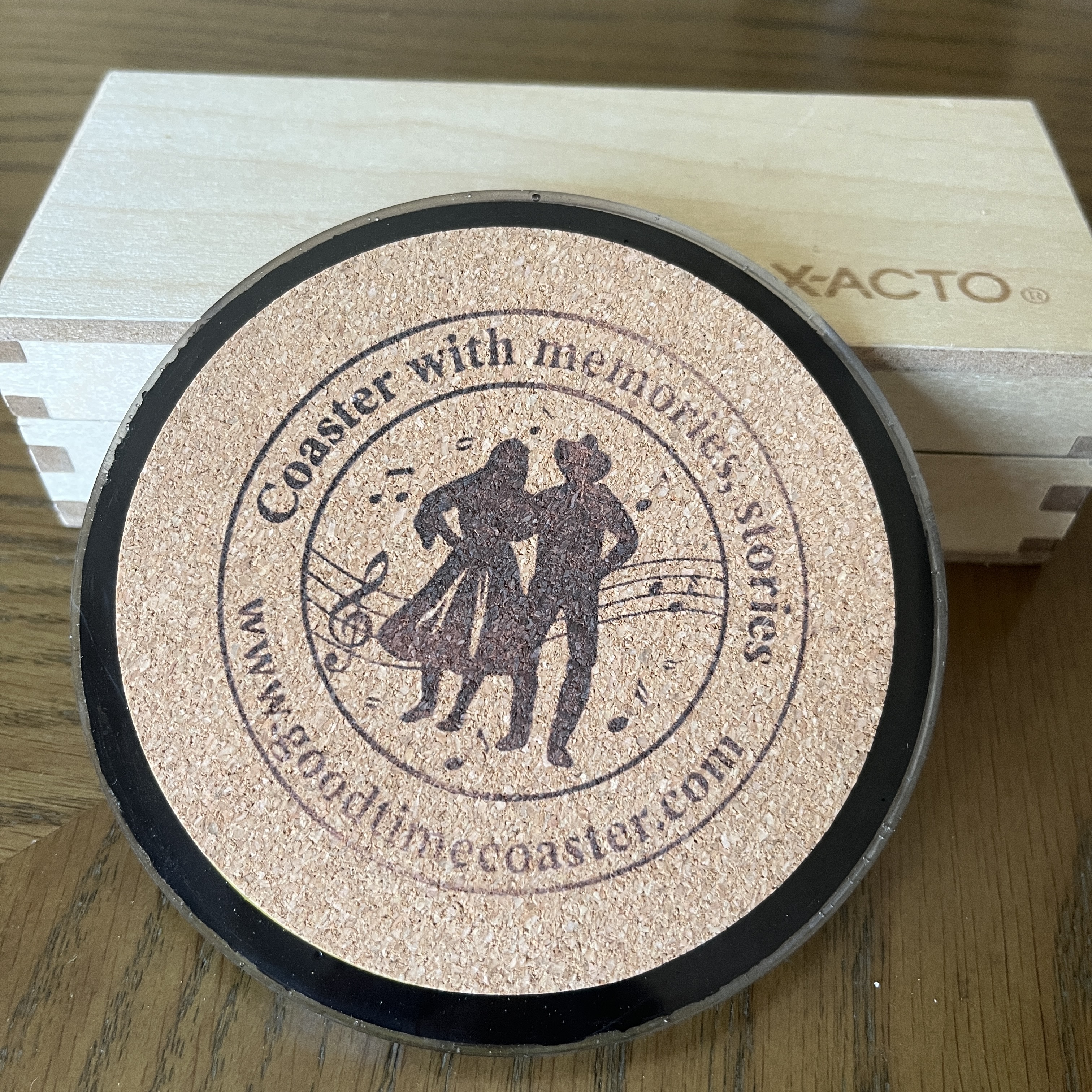 Handmade Vintage Vinyl Record Label Resin Coaster - The Righteous Brothers — image 3