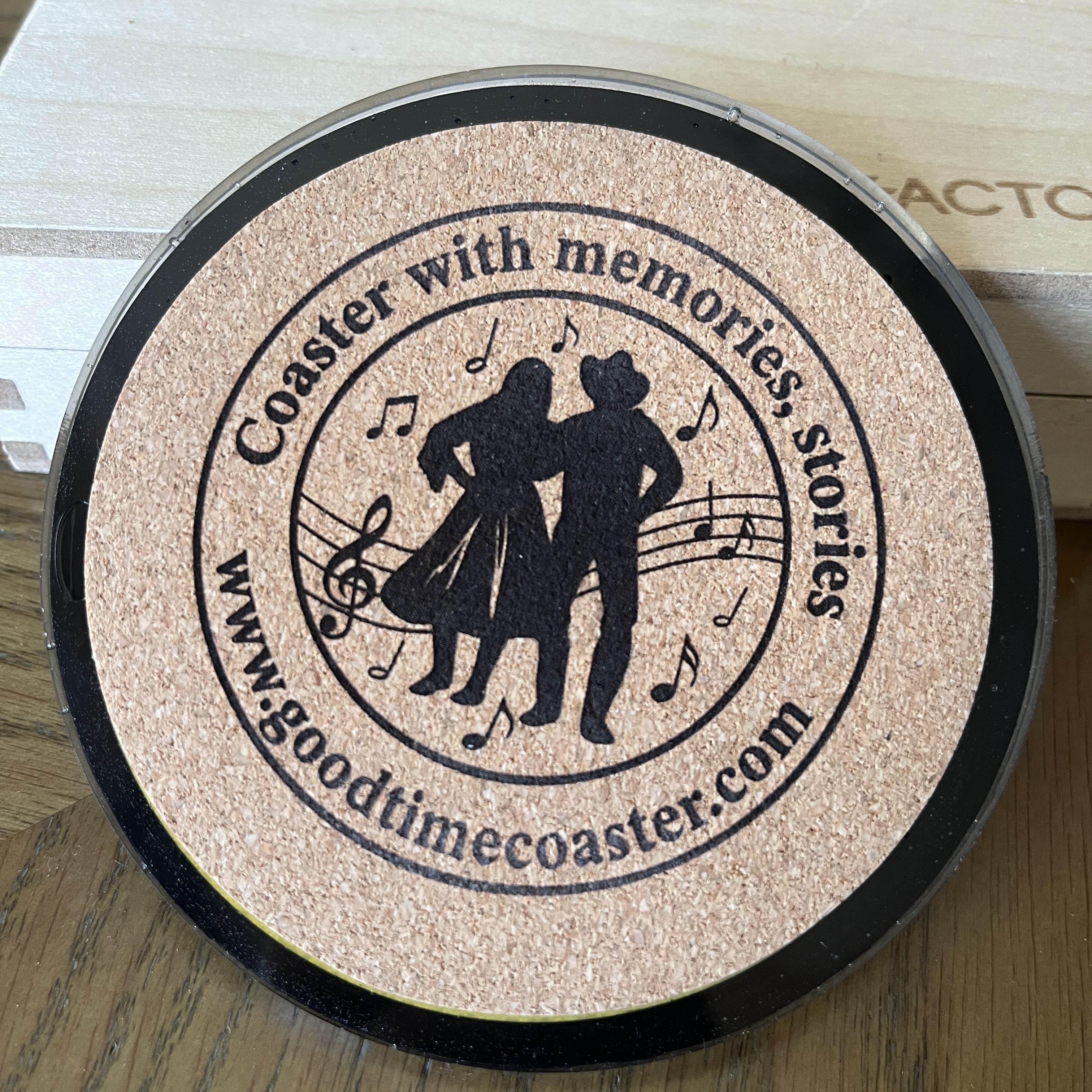 Handmade Vintage Vinyl Record Label Resin Coaster - Bobby Vinton — image 3
