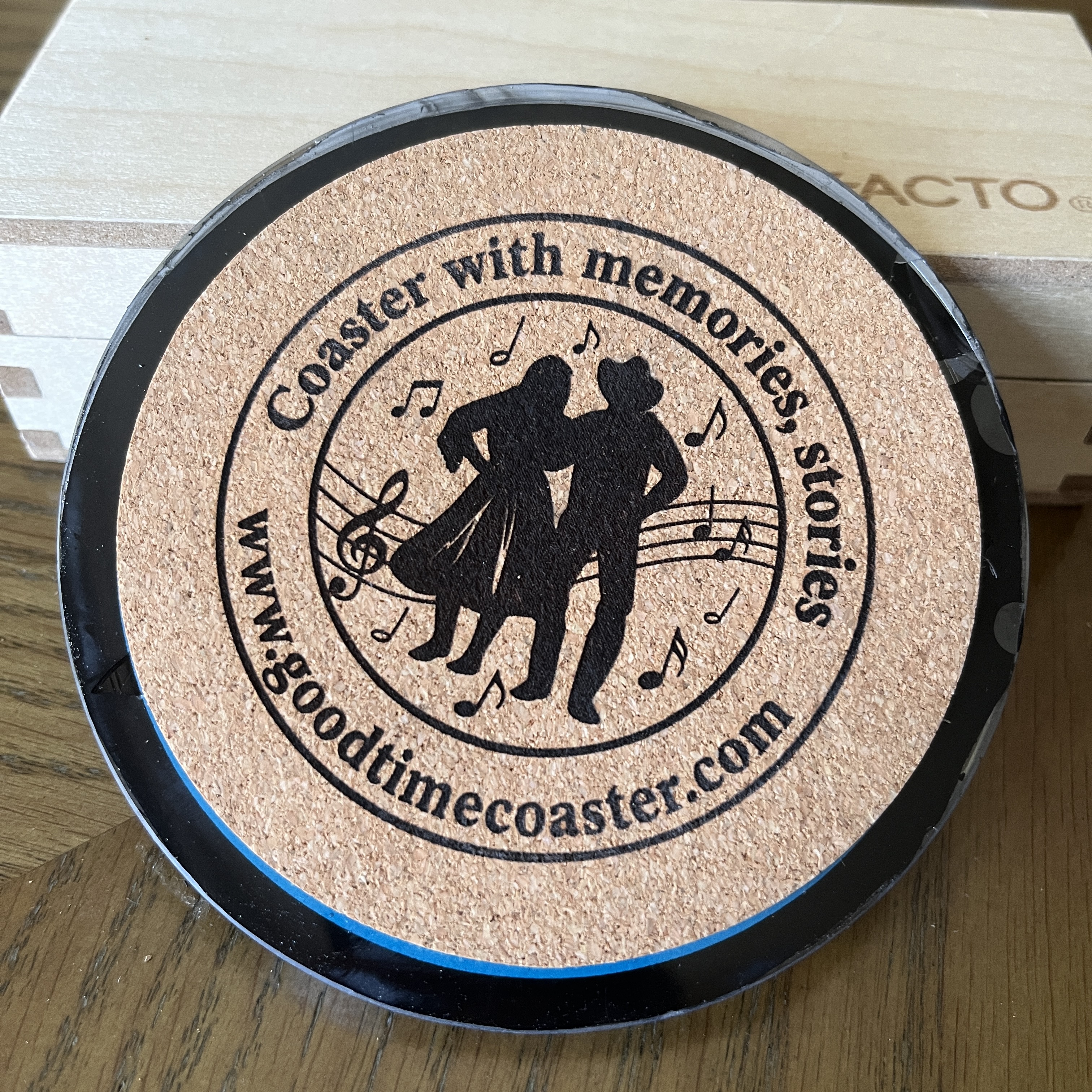 Handmade Vintage Vinyl Record Label Resin Coaster - The Ventures — image 3