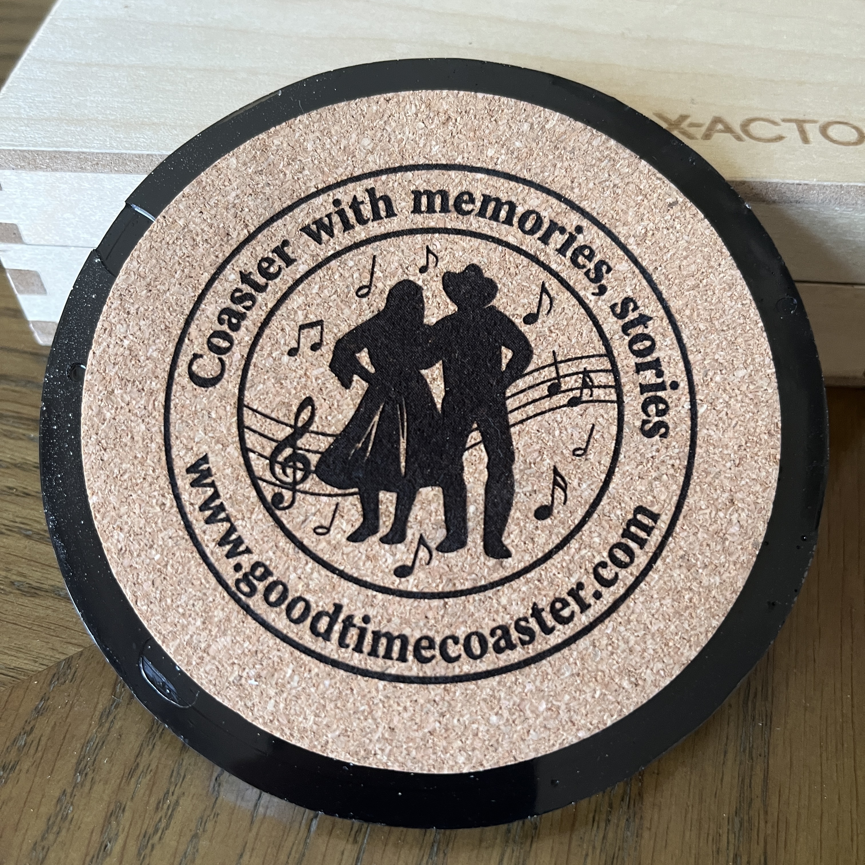 Handmade Vintage Vinyl Record Label Resin Coaster - Ted Heath and His Music — image 3