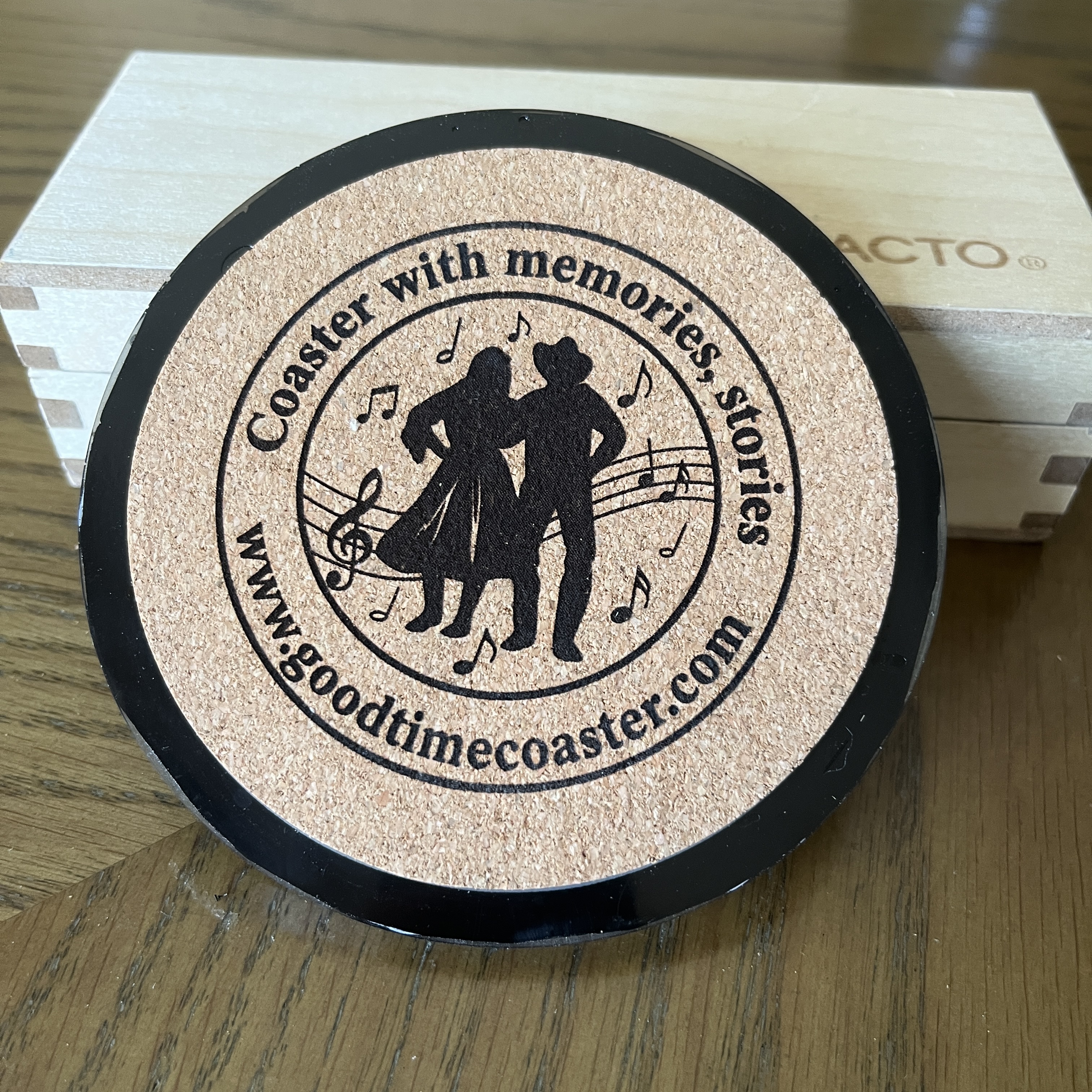 Handmade Vintage Vinyl Record Label Resin Coaster - Allan Sherman — image 3