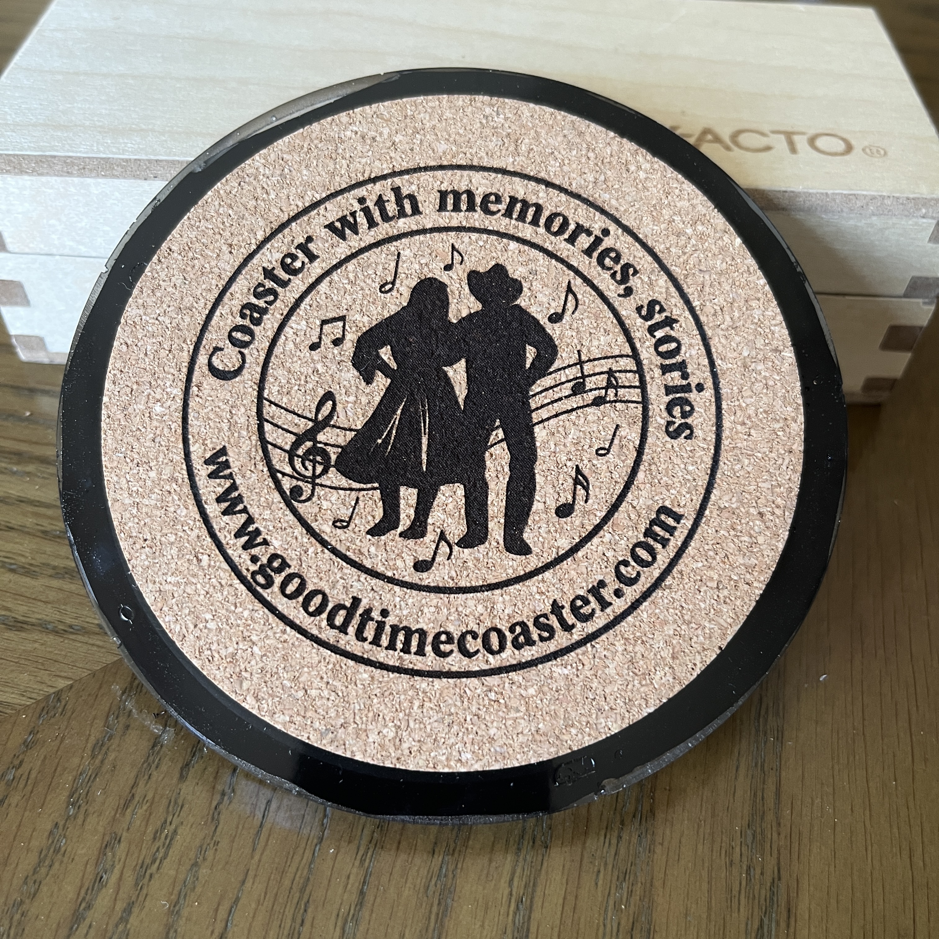 Handmade Vintage Vinyl Record Label Resin Coaster - Tom Jones — image 2