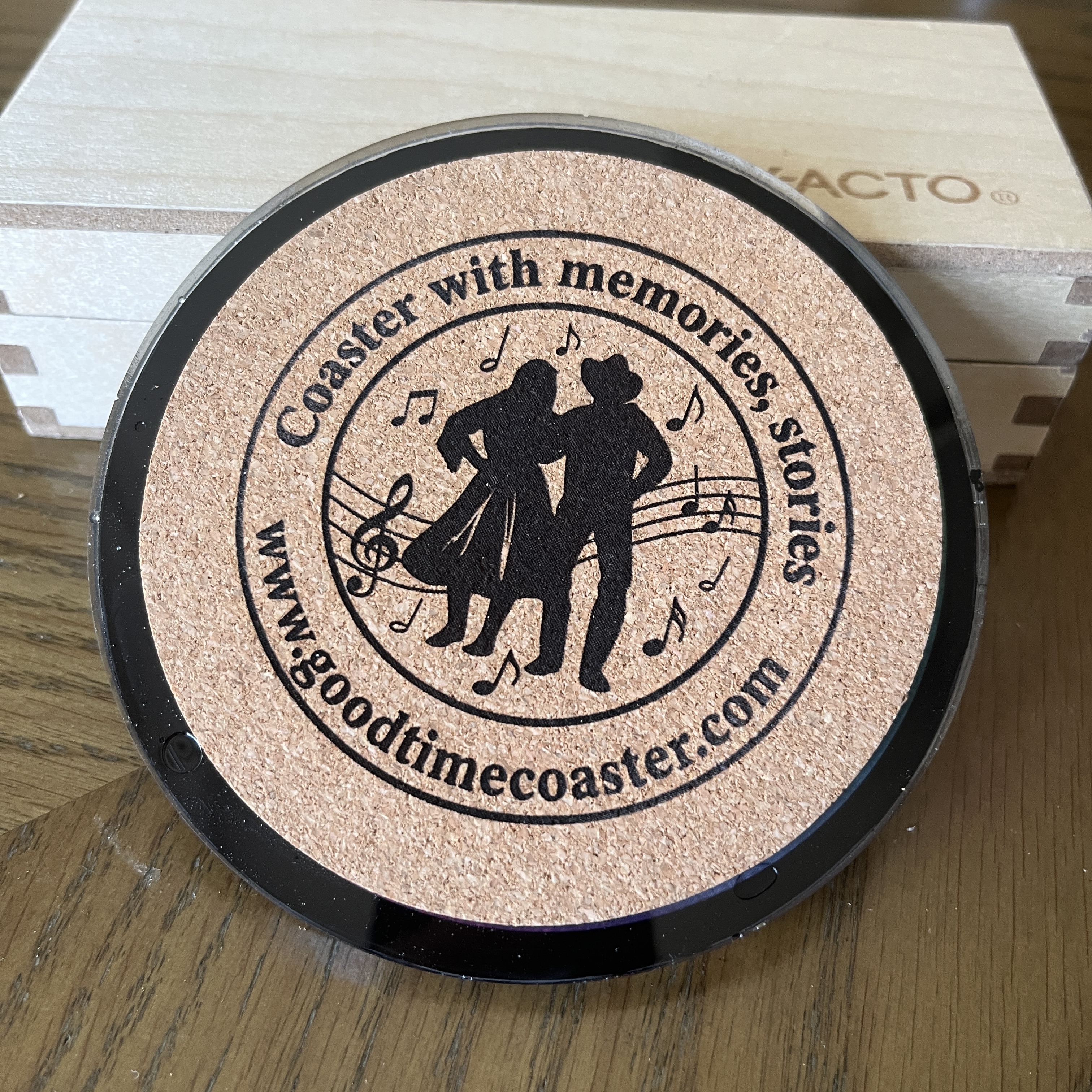 Handmade Vintage Vinyl Record Label Resin Coaster - Barbra Streisand — image 3