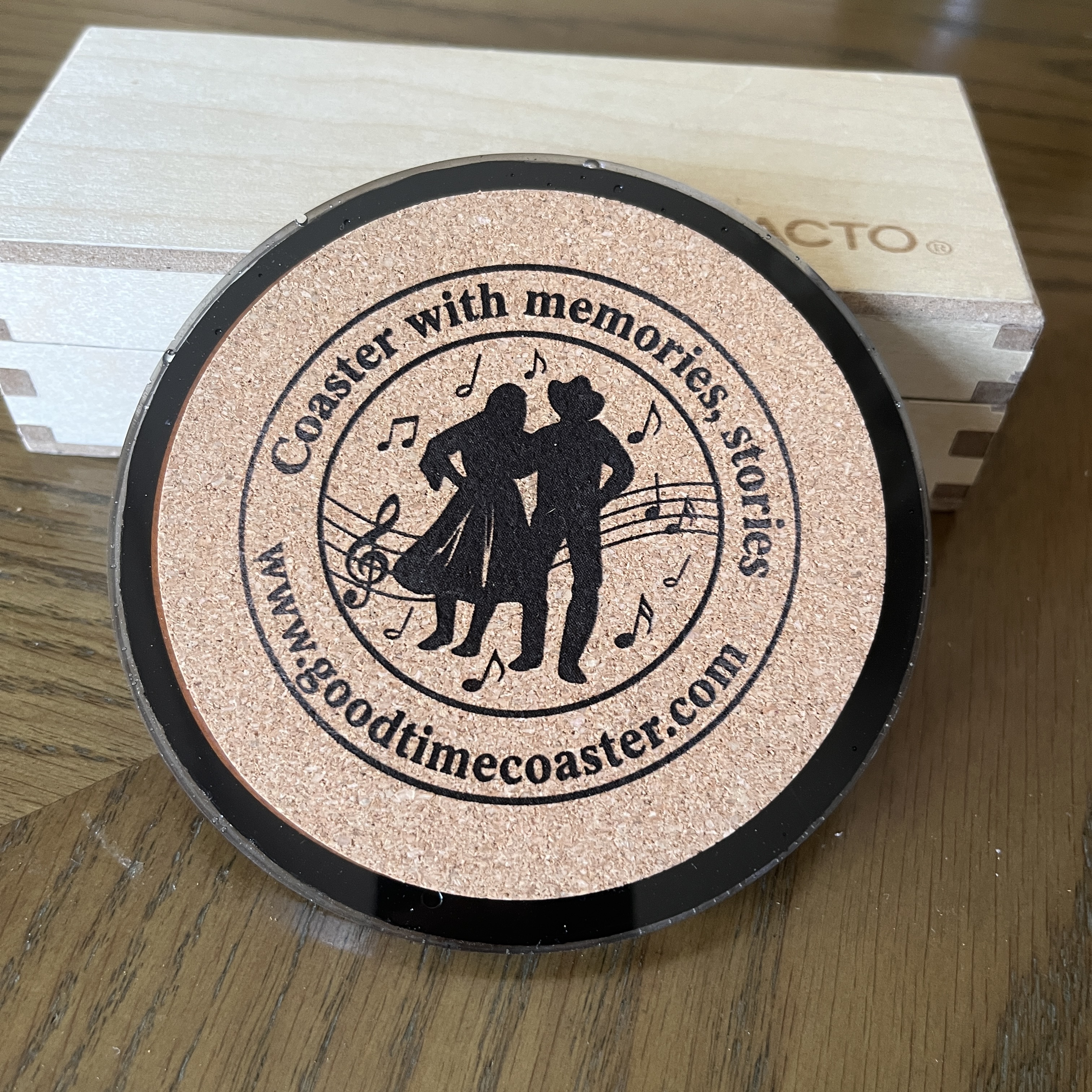 Handmade Vintage Vinyl Record Label Resin Coaster - Mississippi — image 3