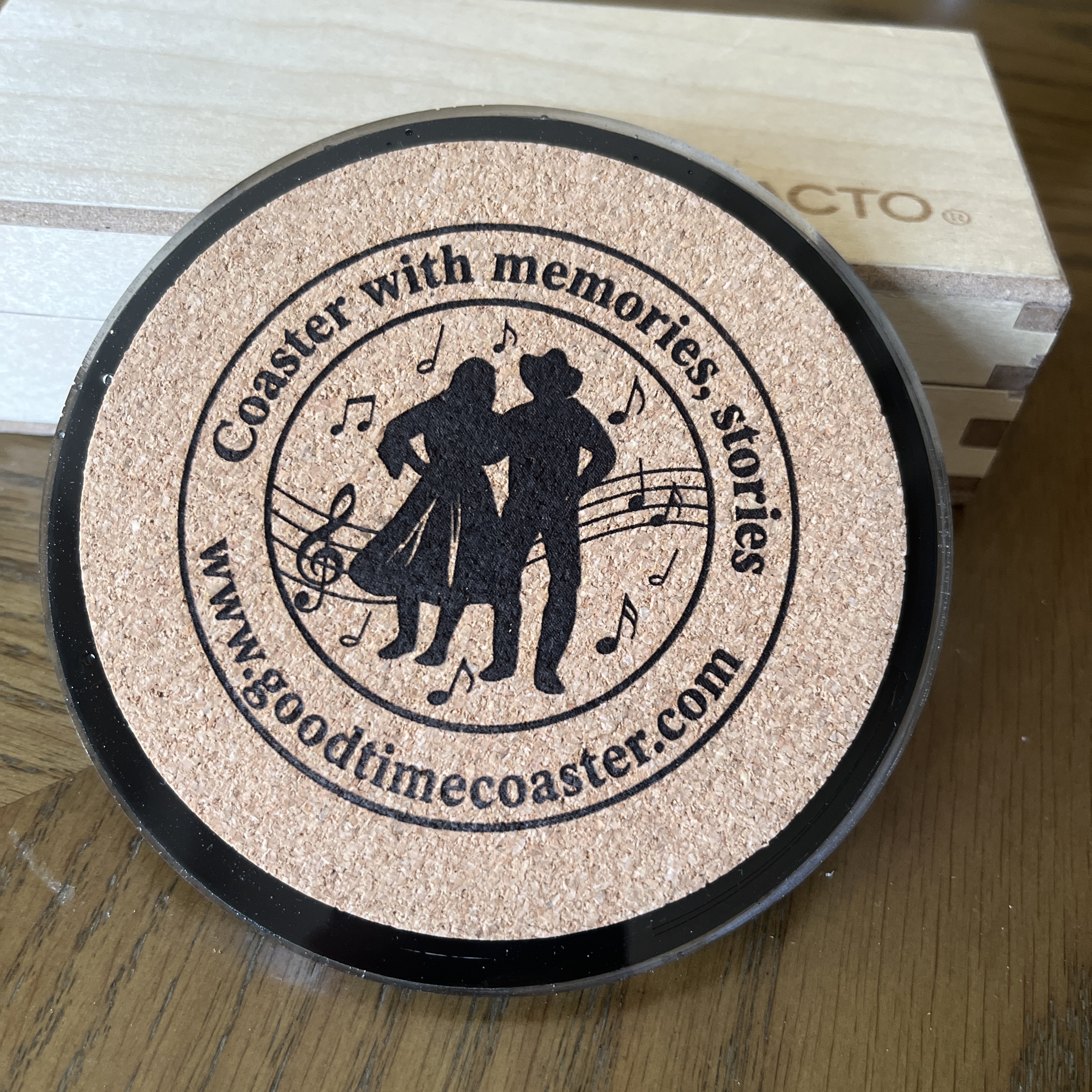 Handmade Vintage Vinyl Record Label Resin Coaster - Jack Sheldon — image 3