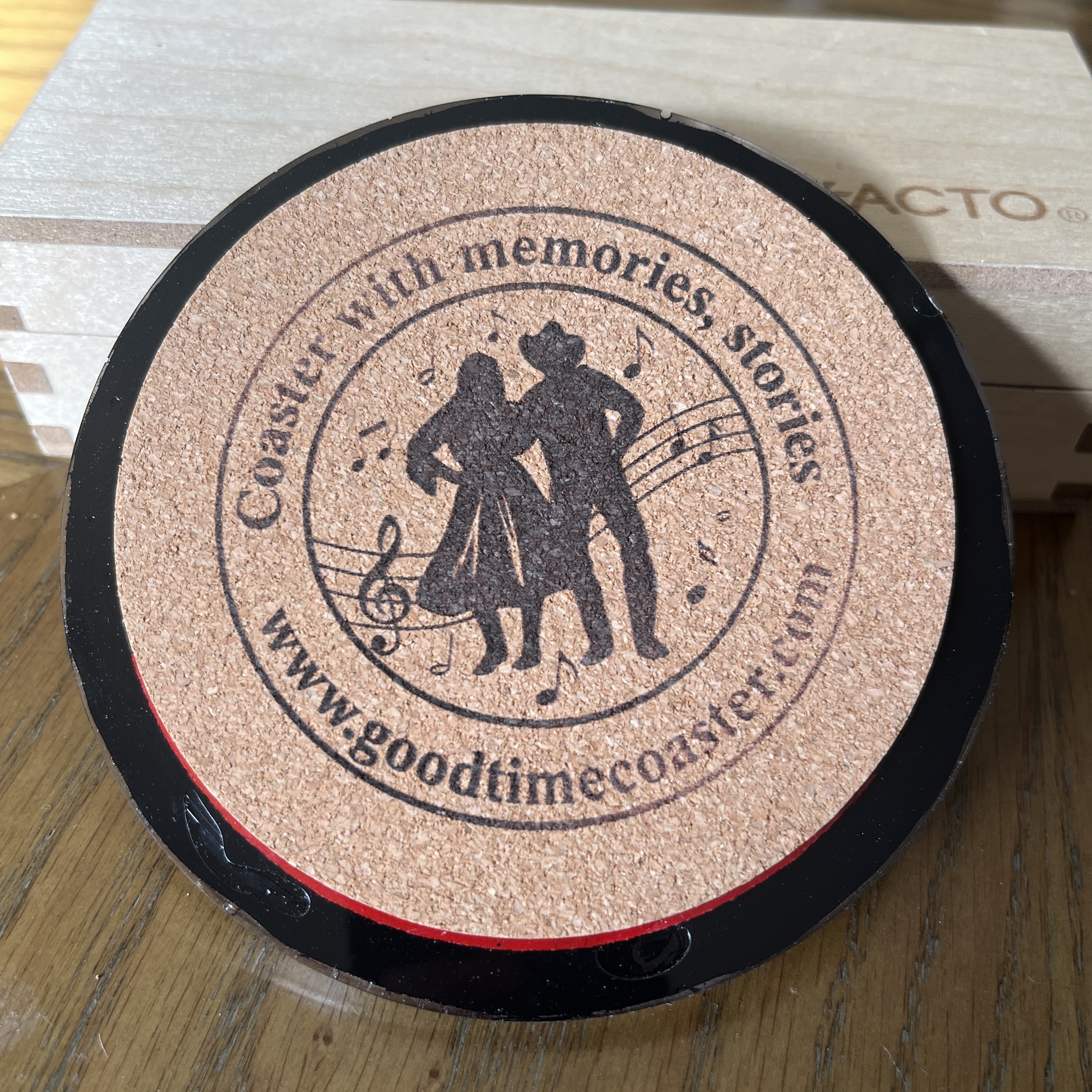 Handmade Vintage Vinyl Record Label Resin Coaster - Frankie Laine — image 3