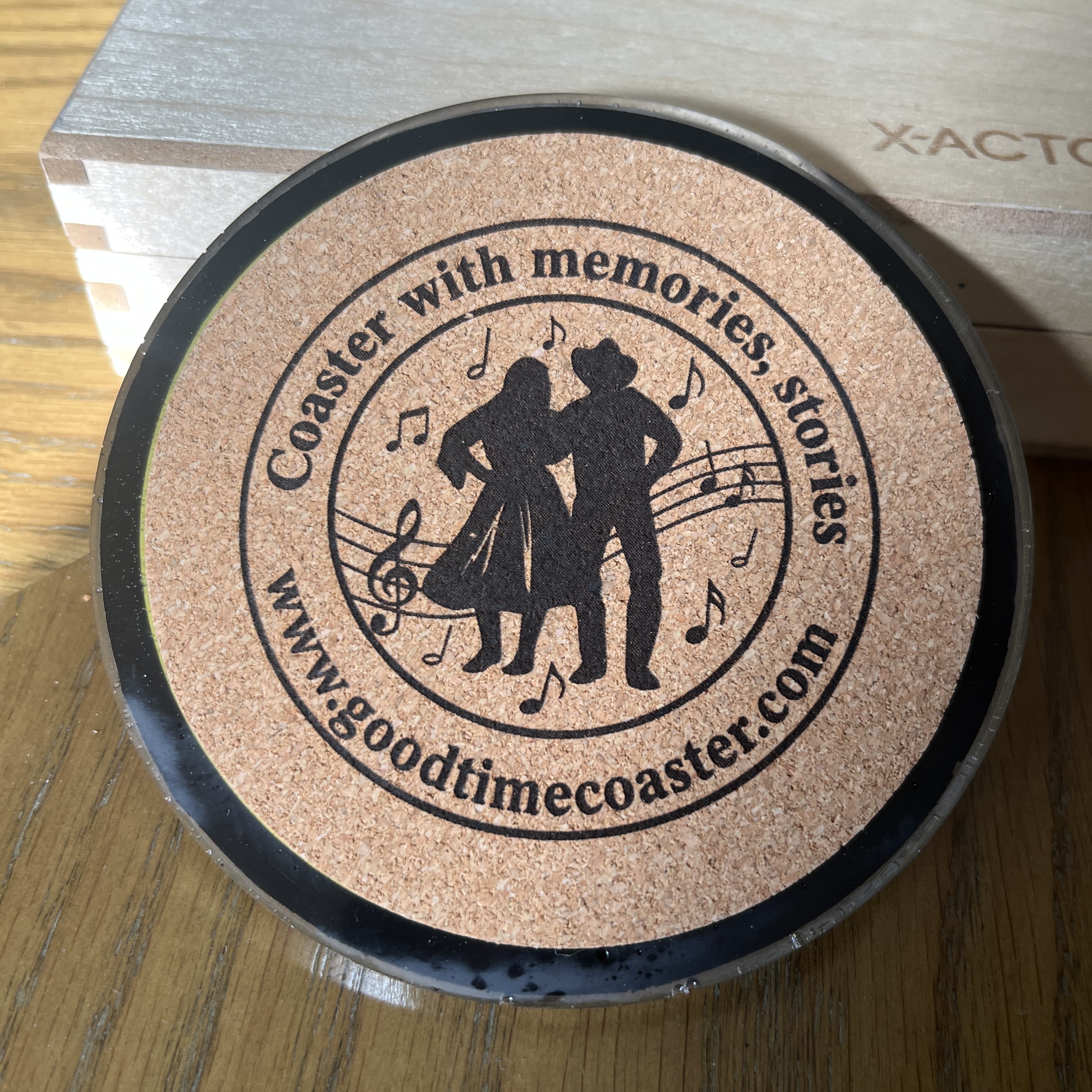Handmade Vintage Vinyl Record Label Resin Coaster - The Kinks — image 3