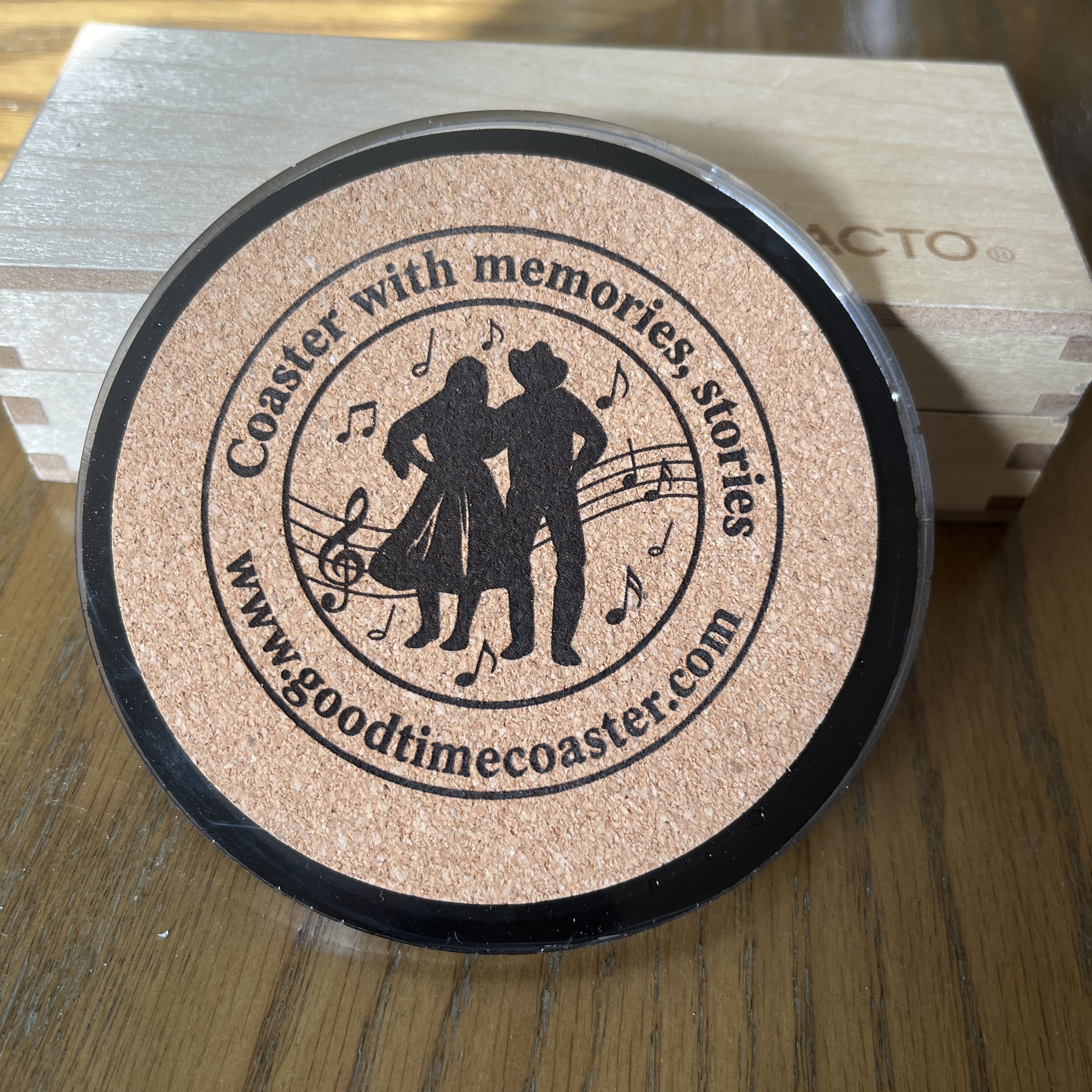 Handmade Vintage Vinyl Record Label Resin Coaster - Tommy Edwards — image 3