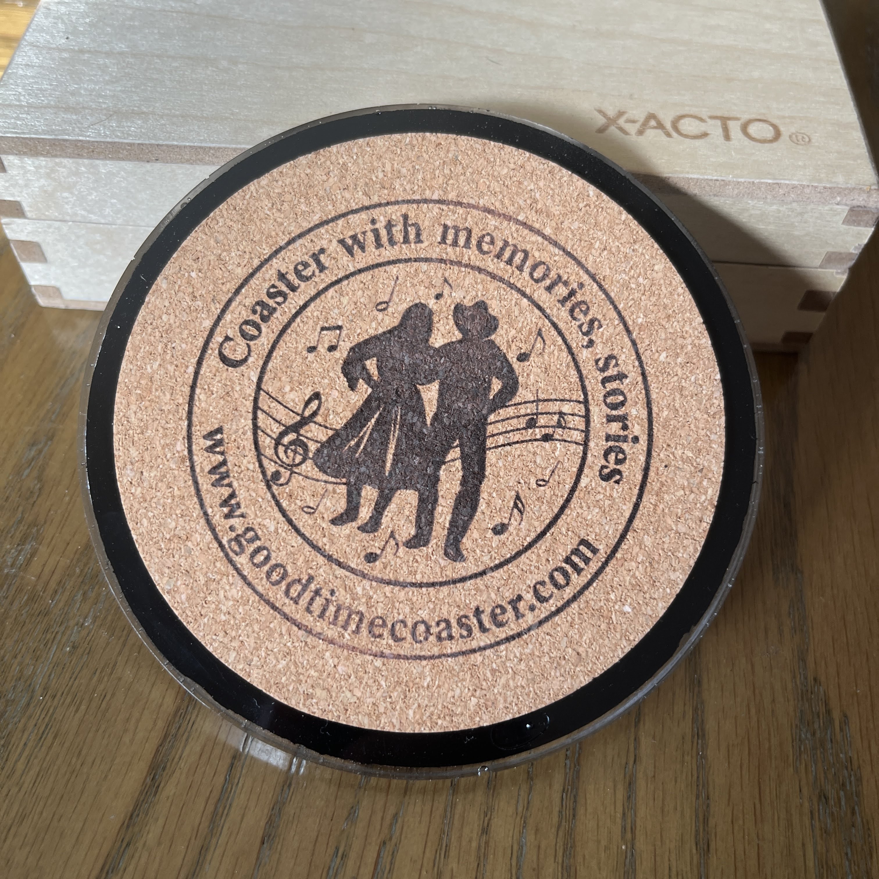 Handmade Vintage Vinyl Record Label Resin Coaster - Ben Sidran — image 3