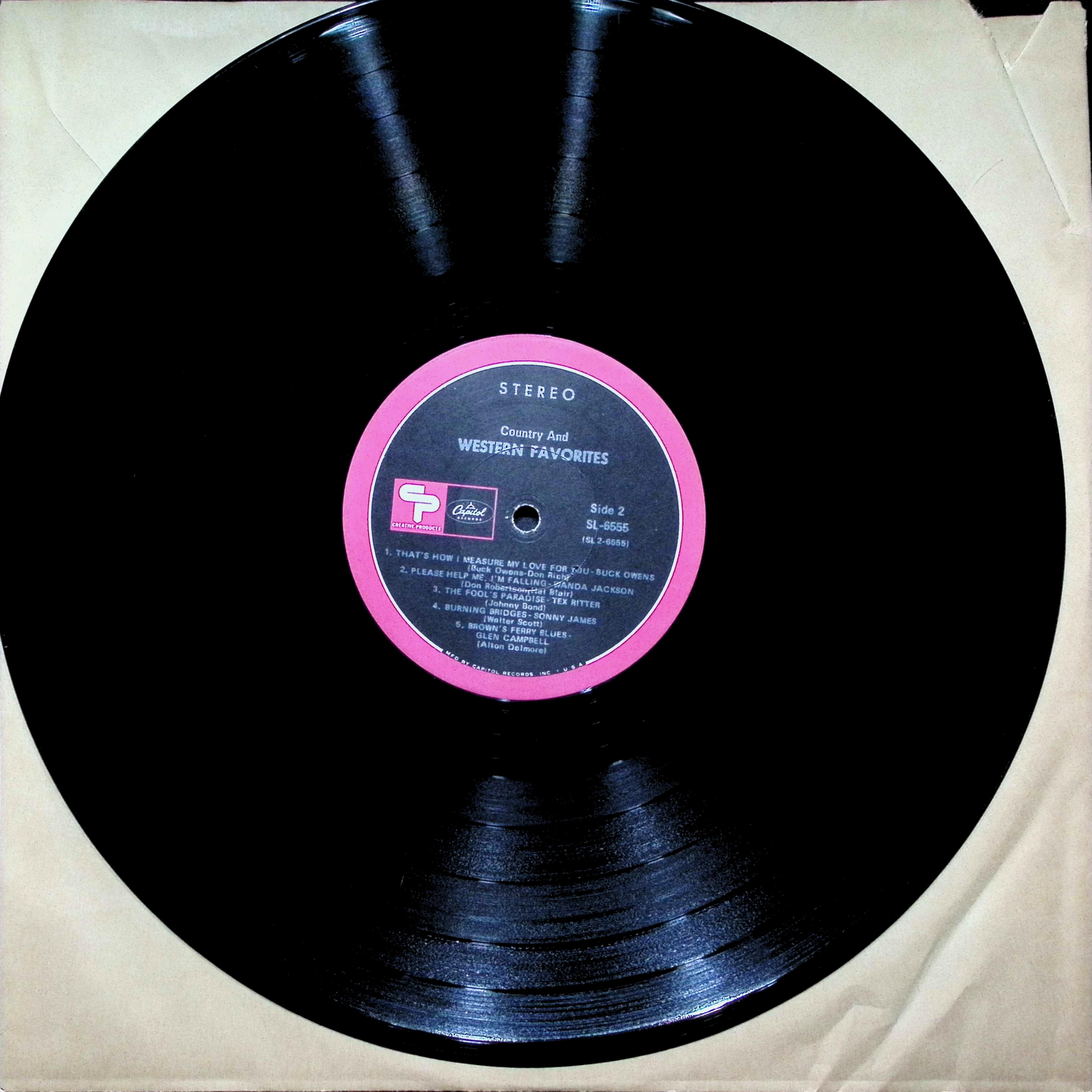 Various - Country & Western Favorites LP 1968 US — image 5