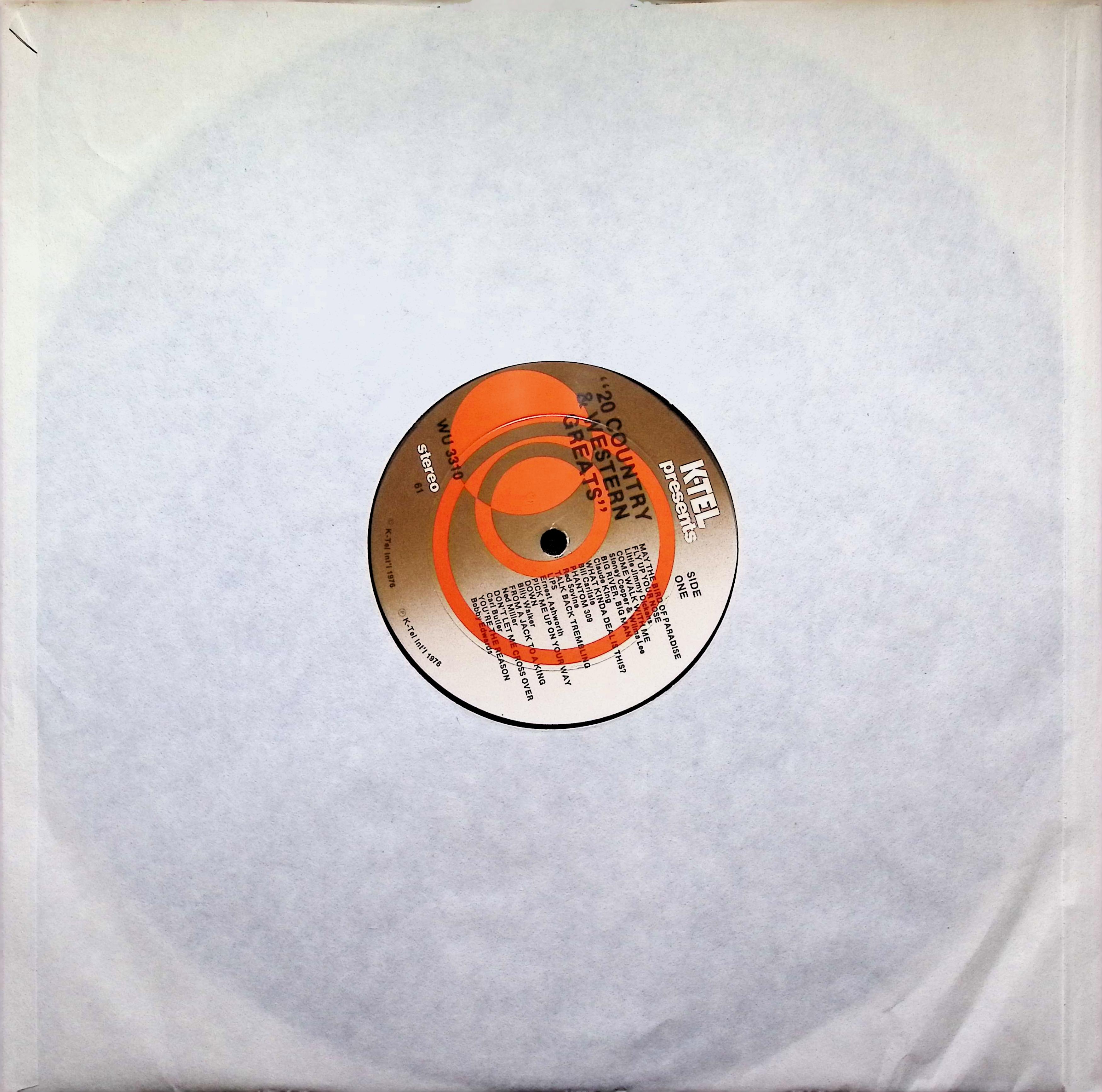 Various - 20 Country & Western Greats LP 1976 US — image 3