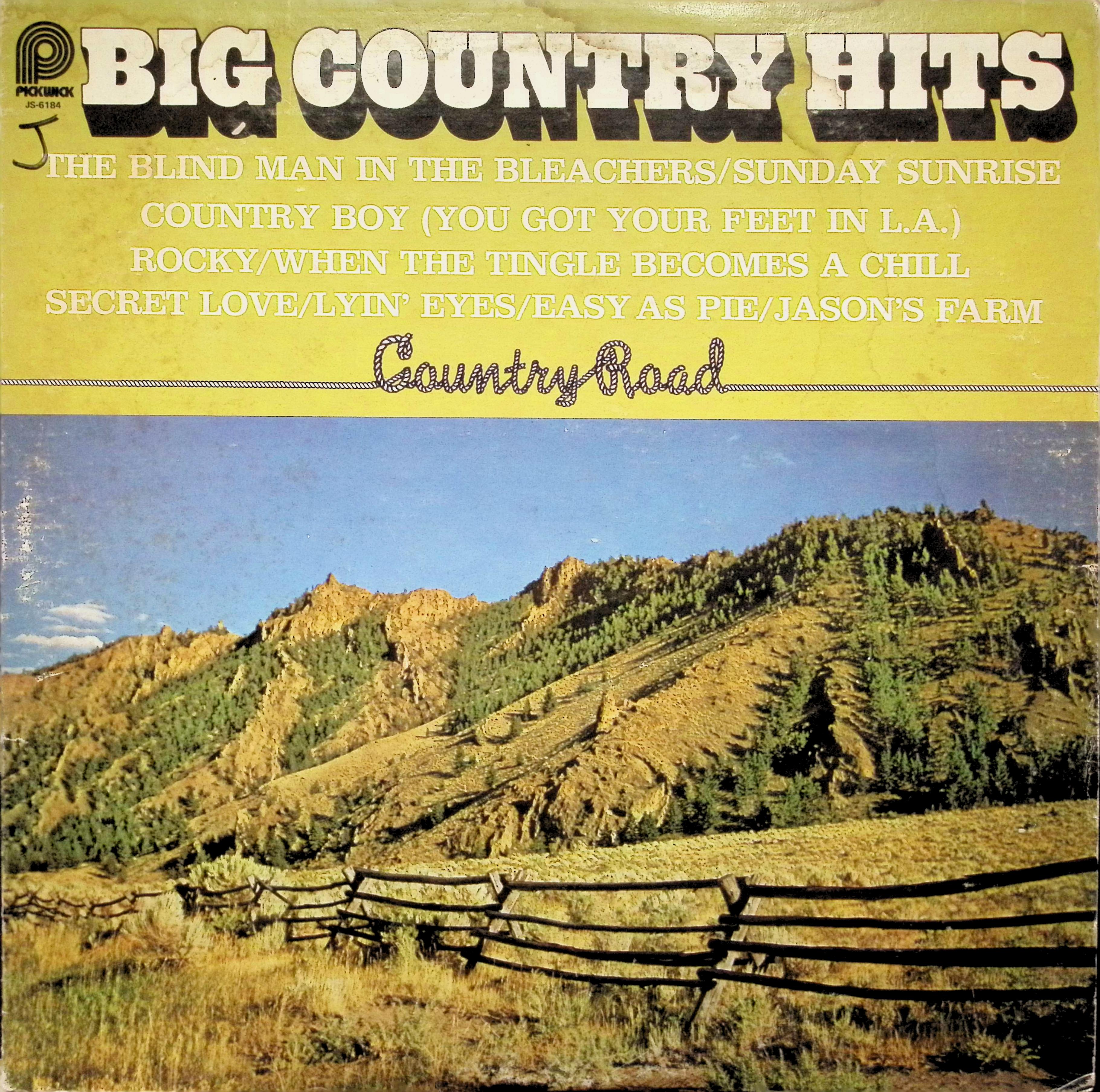 Country Road - Big Country Hits LP (1976) US Country