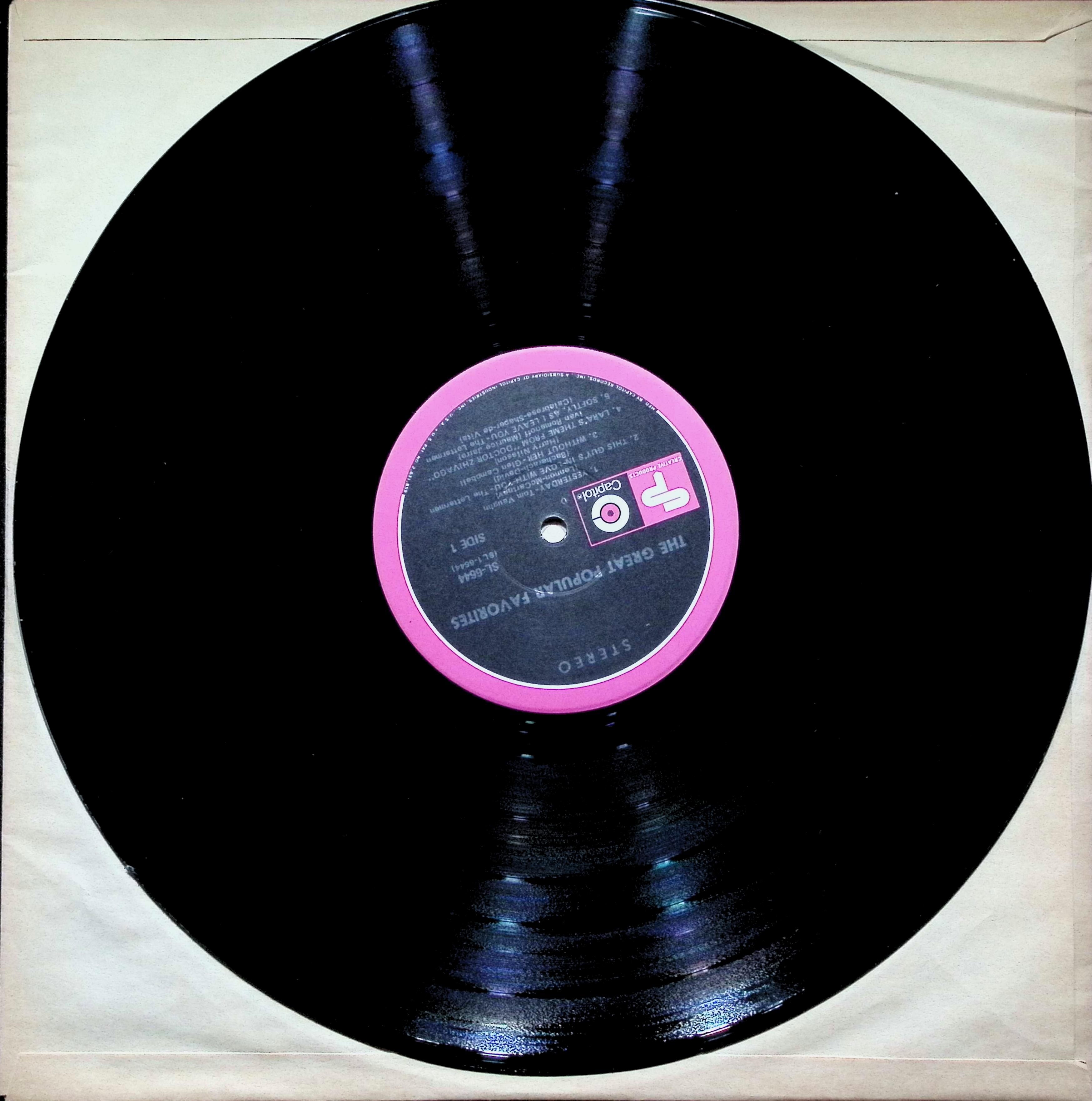 Various - The Great Popular Favorites LP 1969 — image 4