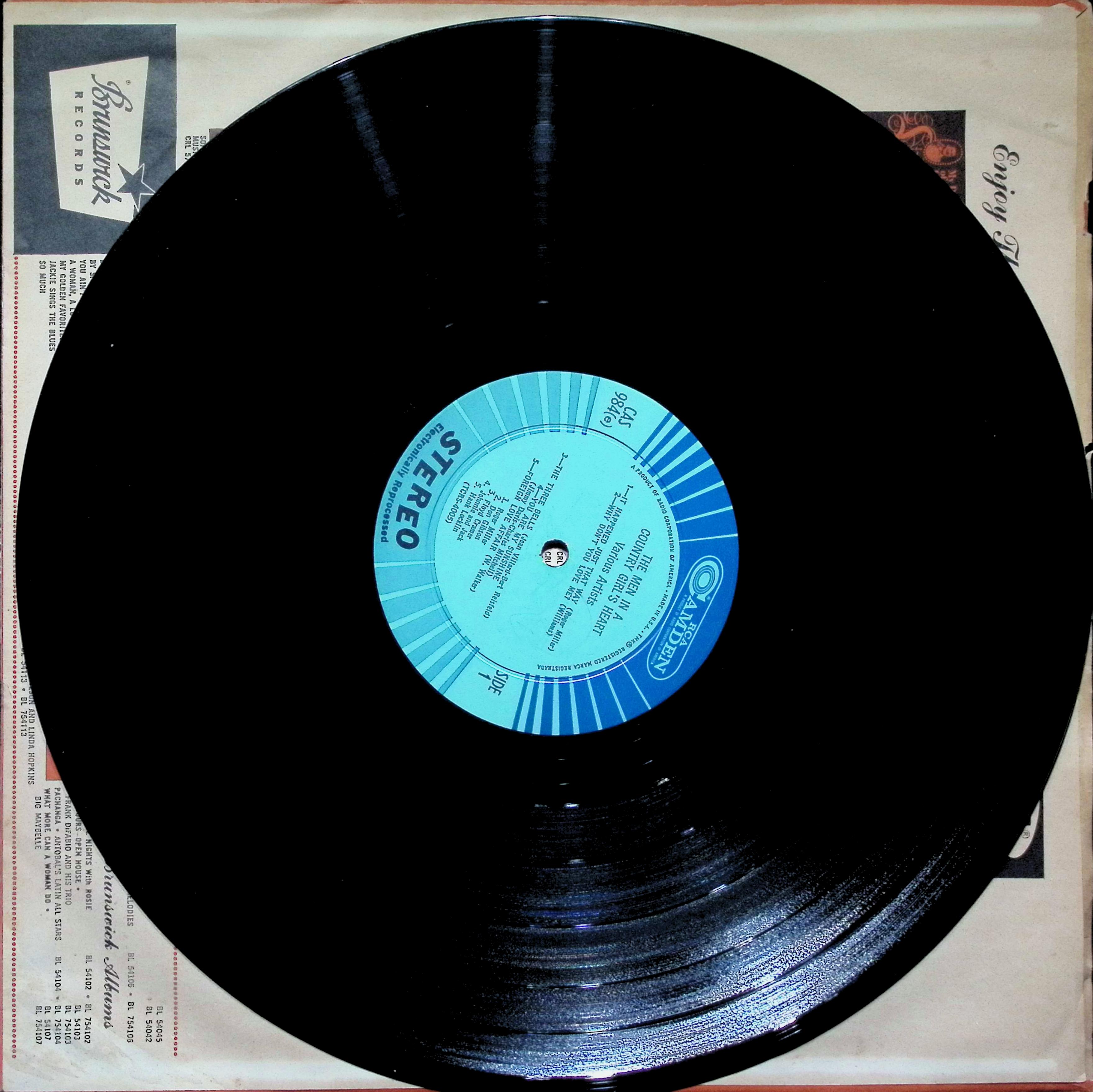 Various Artists - The Men In A Country Girl's Heart LP 1966 — image 5