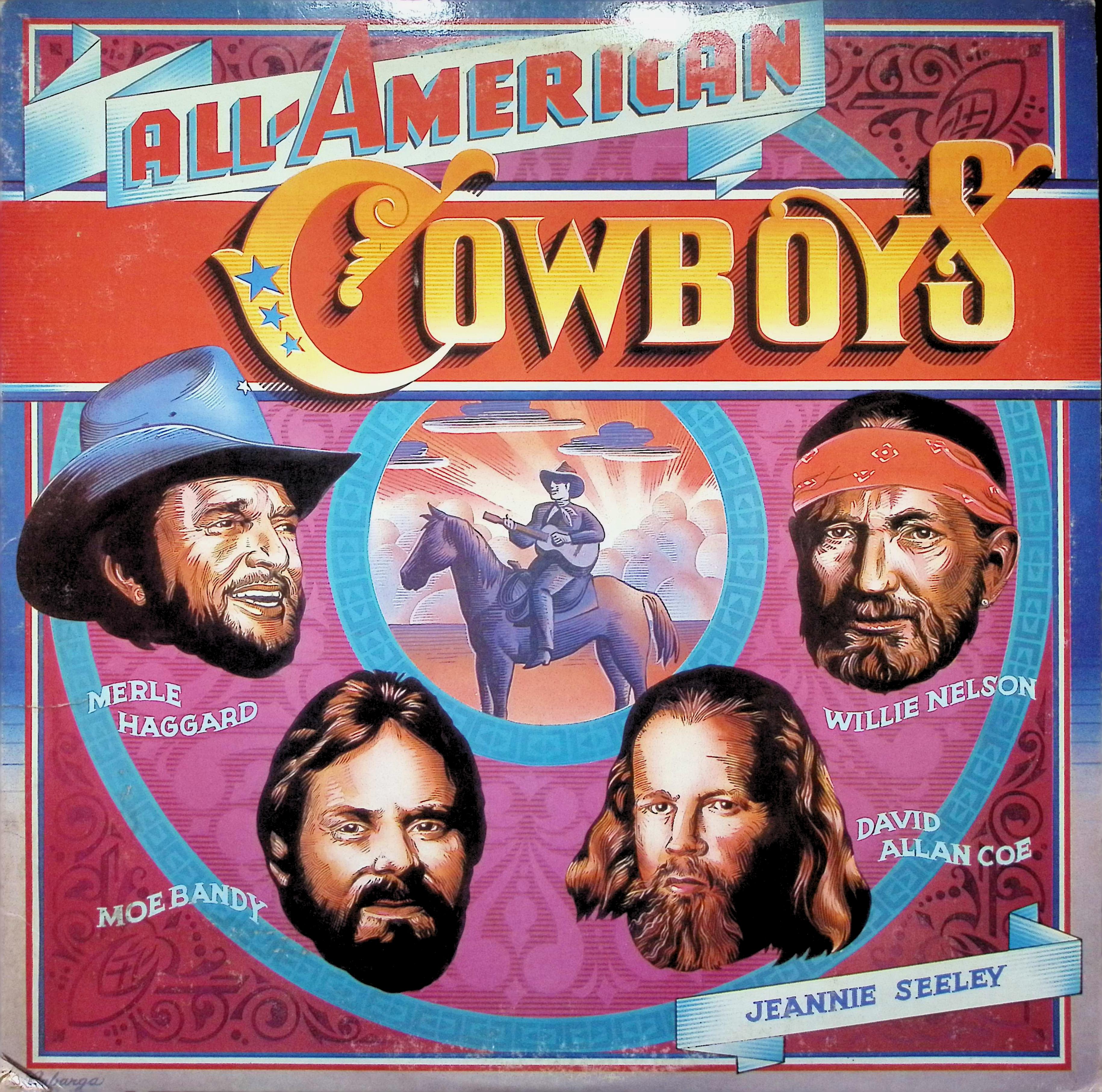Various - All American Cowboys LP 1983