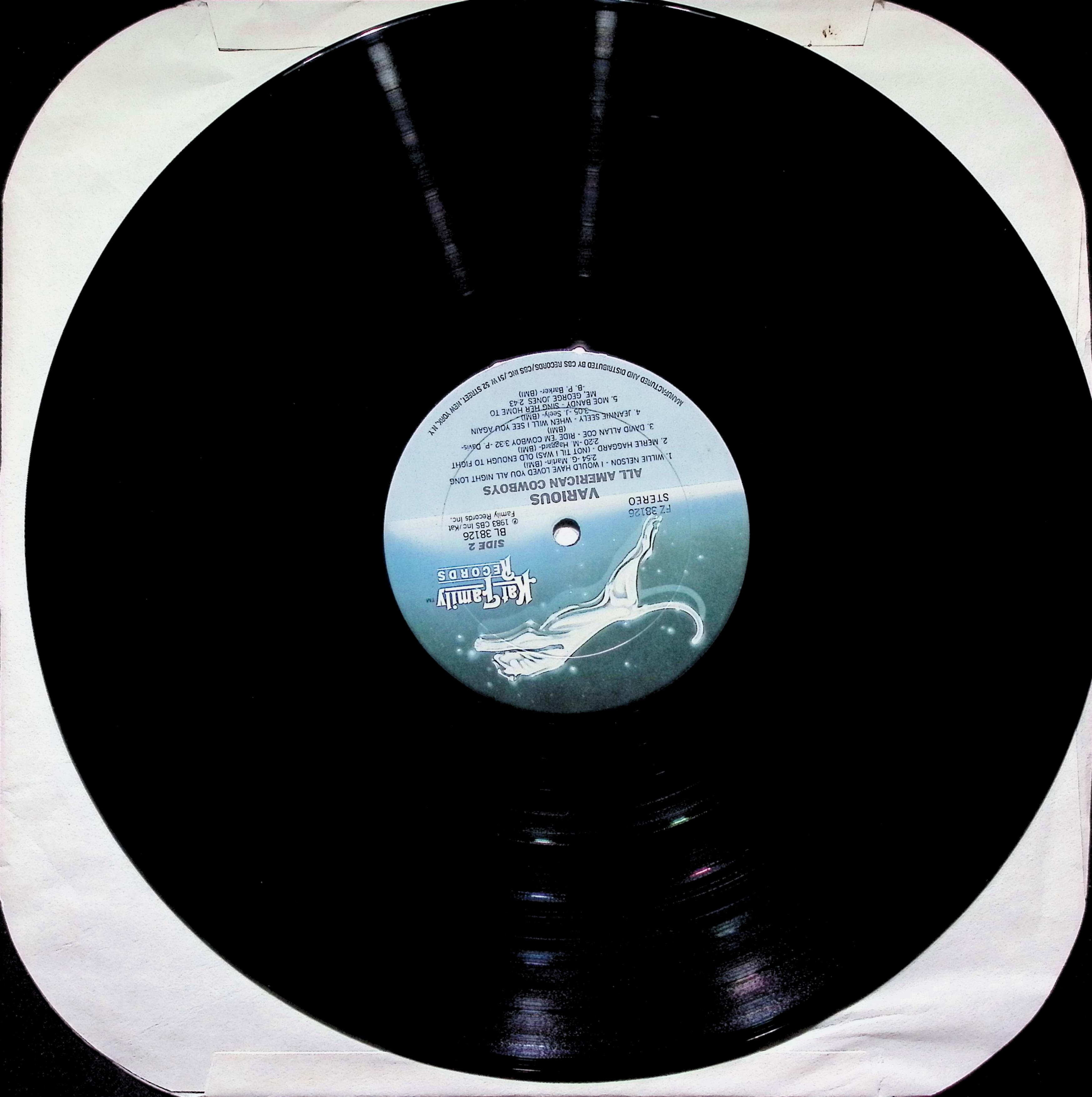 Various - All American Cowboys LP 1983 — image 4