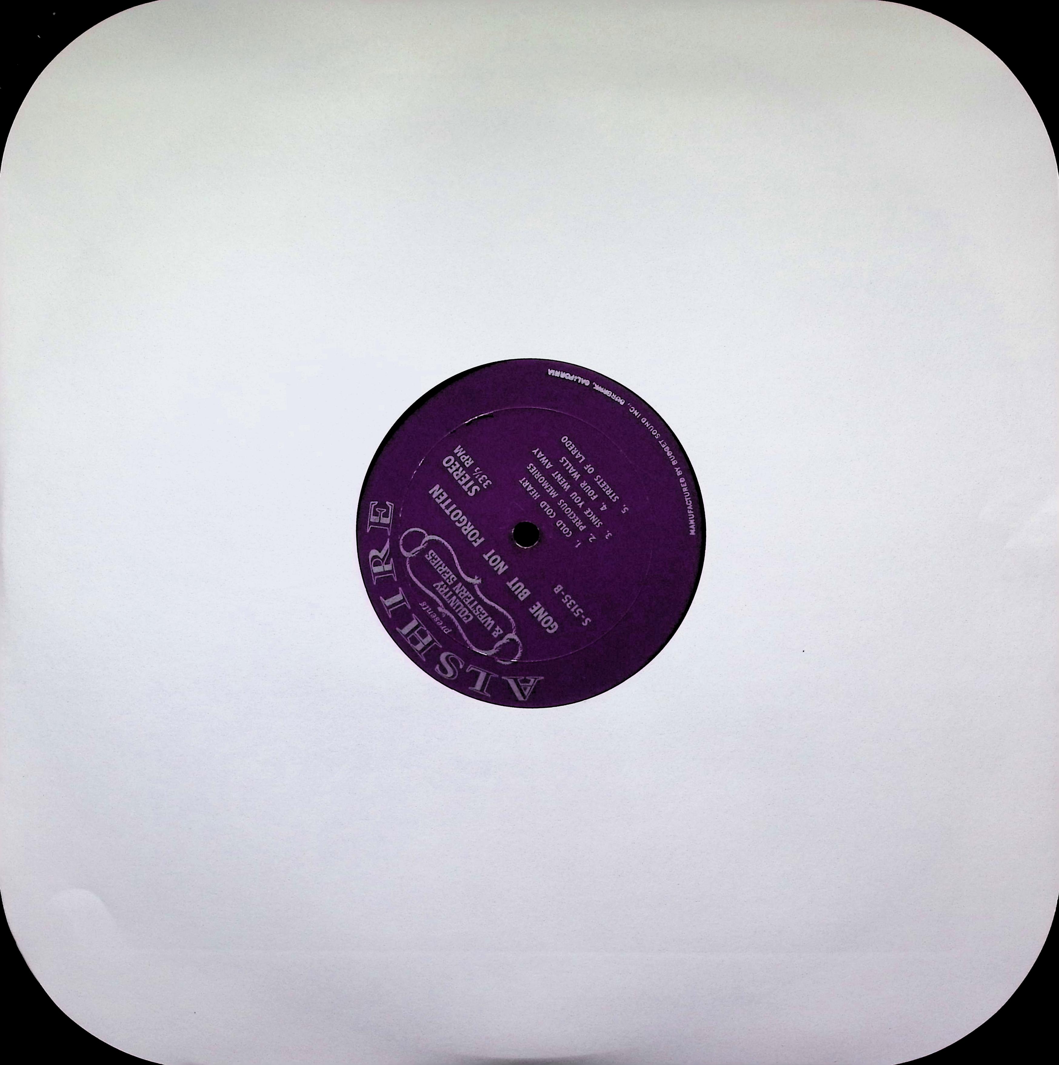 Patsy Cline, Jim Reeves - Gone But Not Forgotten LP — image 3