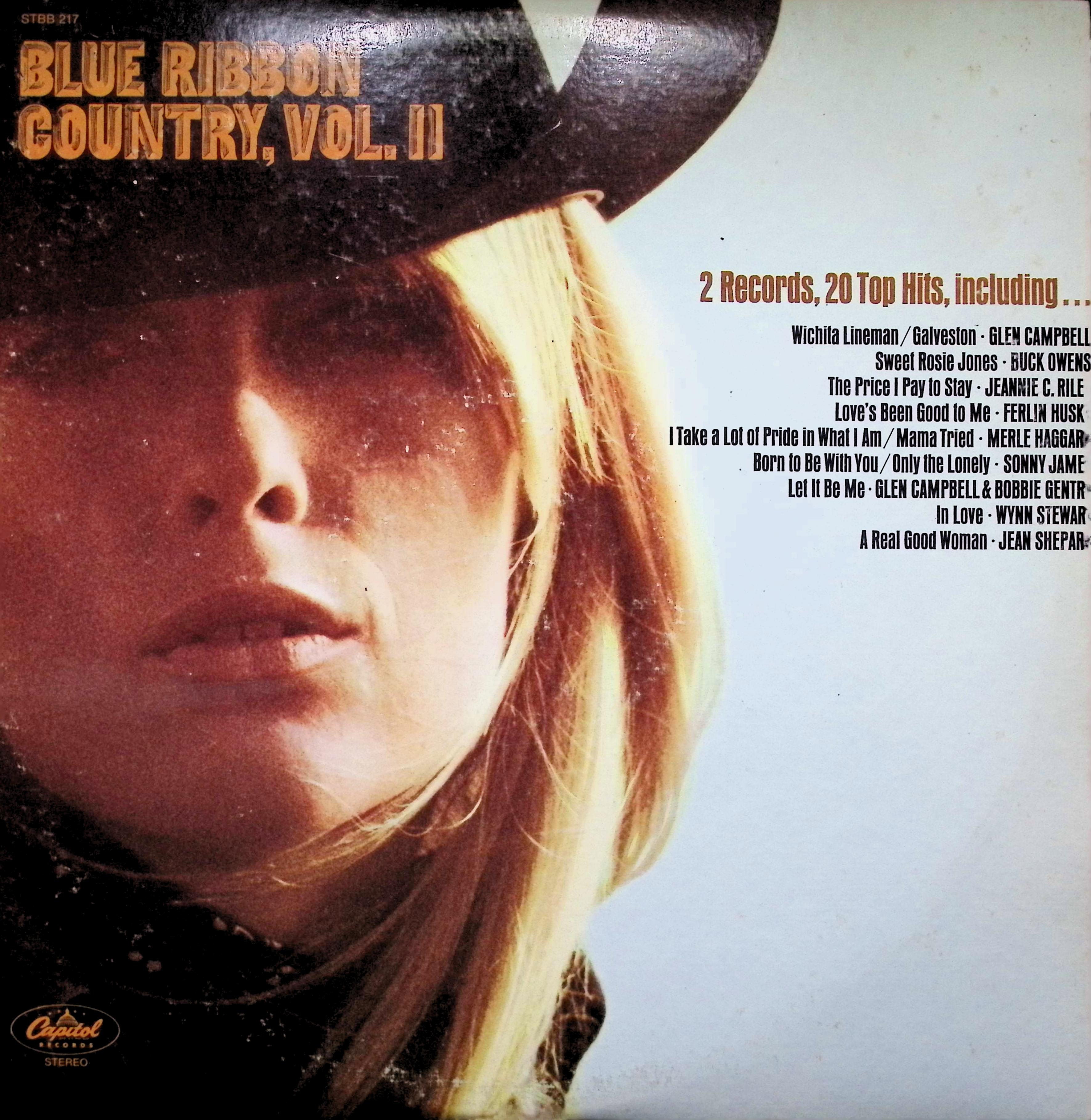 Various - Blue Ribbon Country, Vol. II LP 1969 US Gatefold