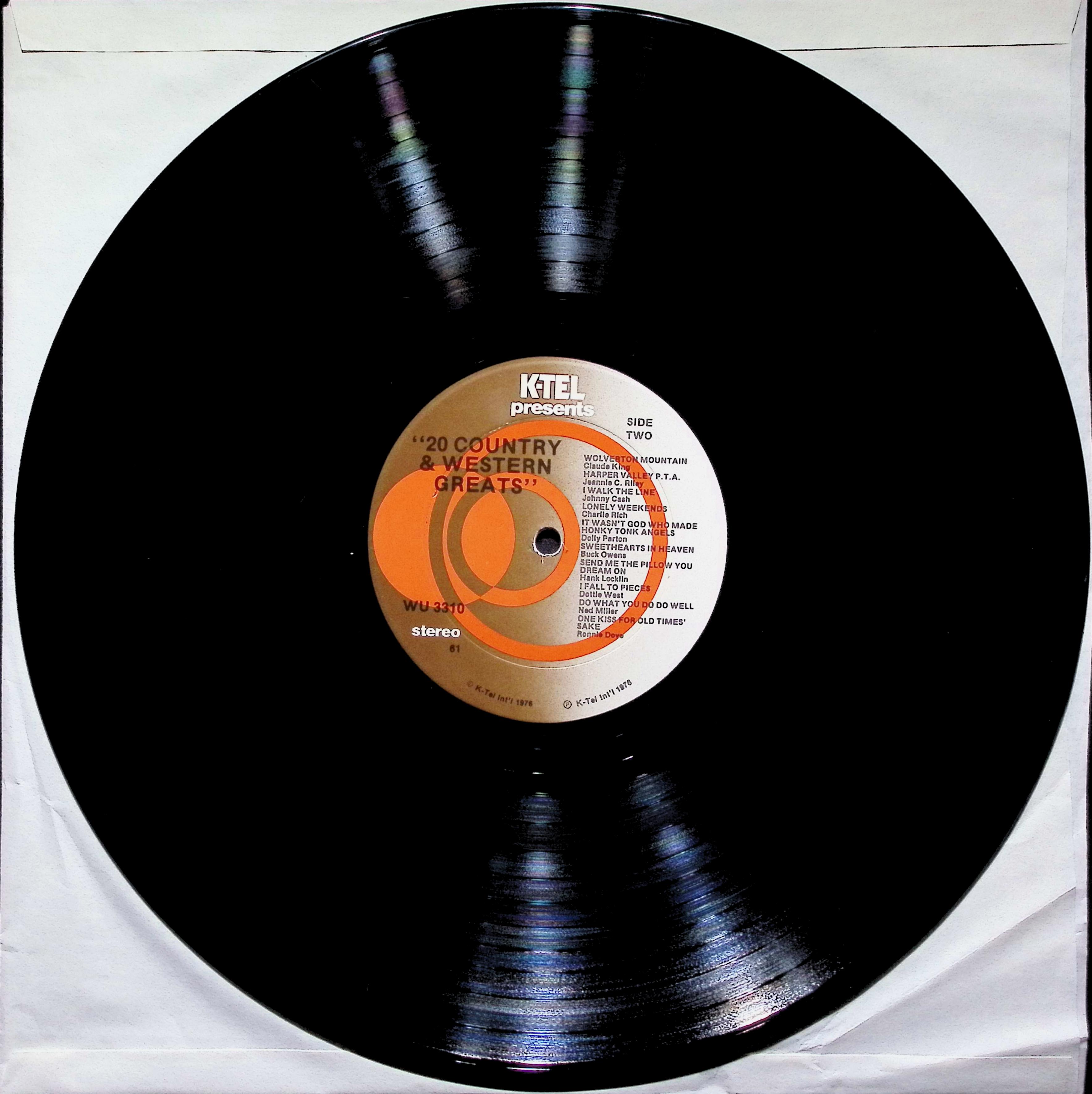 Various - 20 Country & Western Greats LP 1976 US — image 4