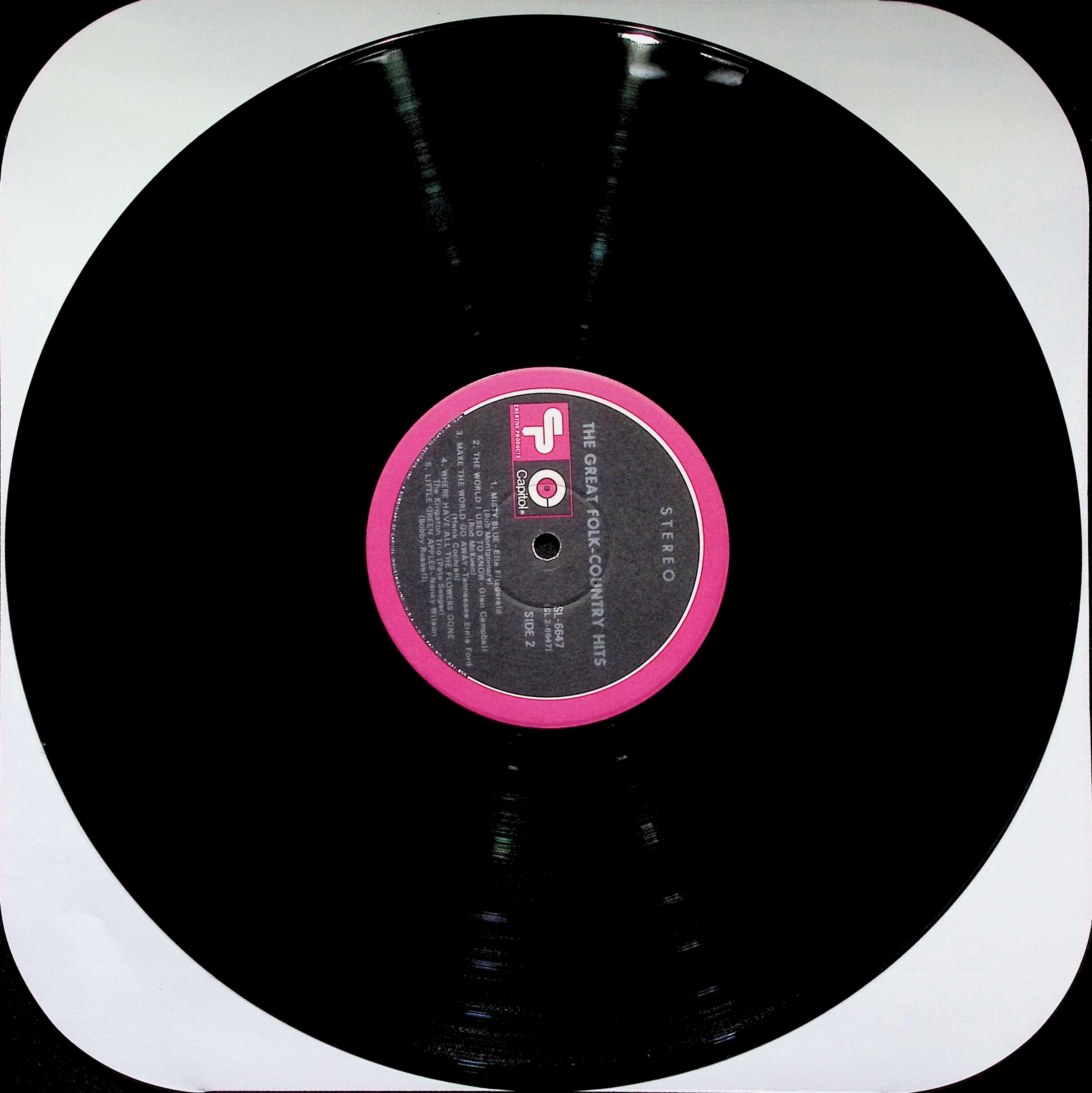 Various - The Great Folk-Country Hits LP — image 5