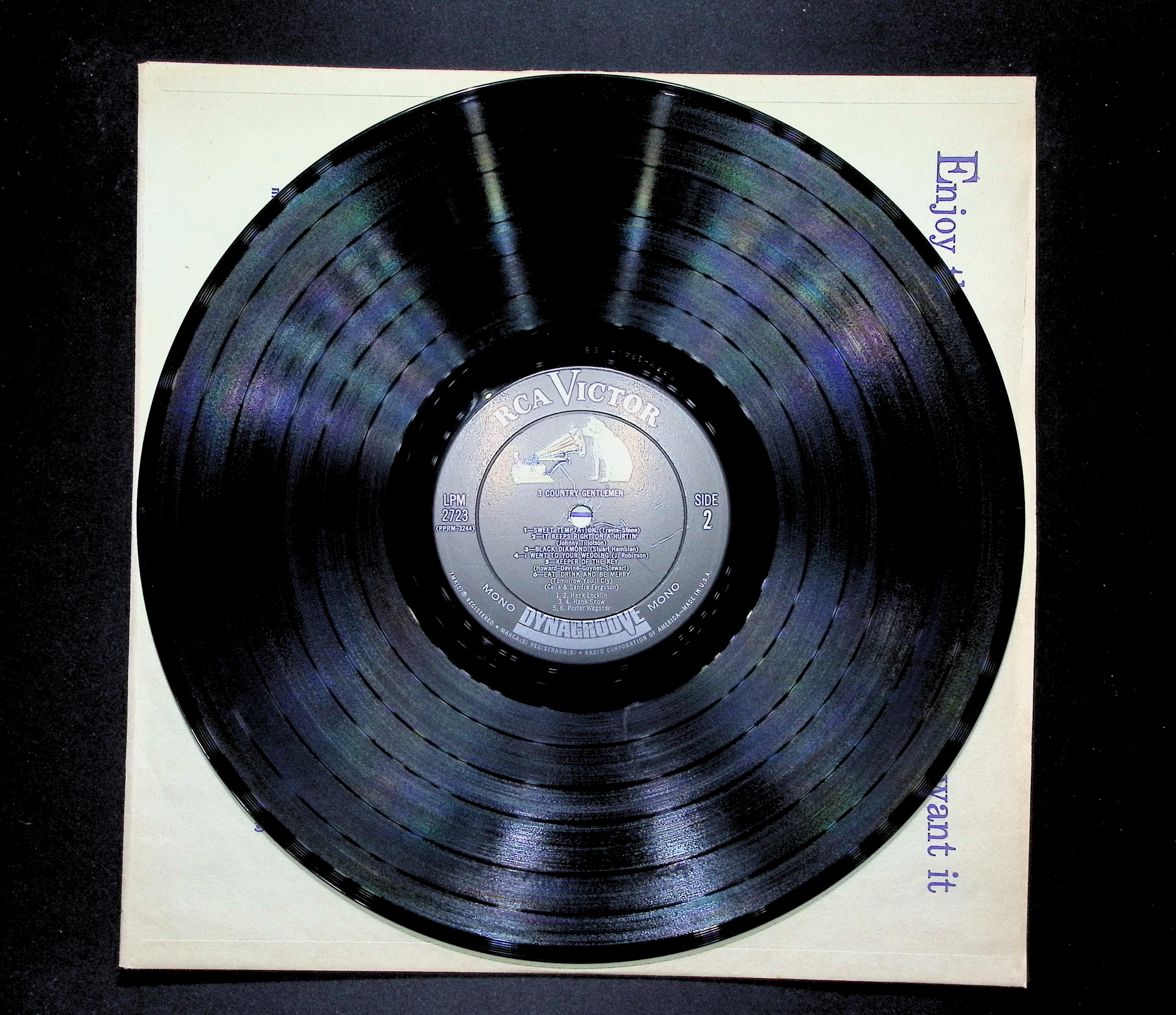 Hank Locklin 3 Country Gentlemen LP 1963 US — image 5