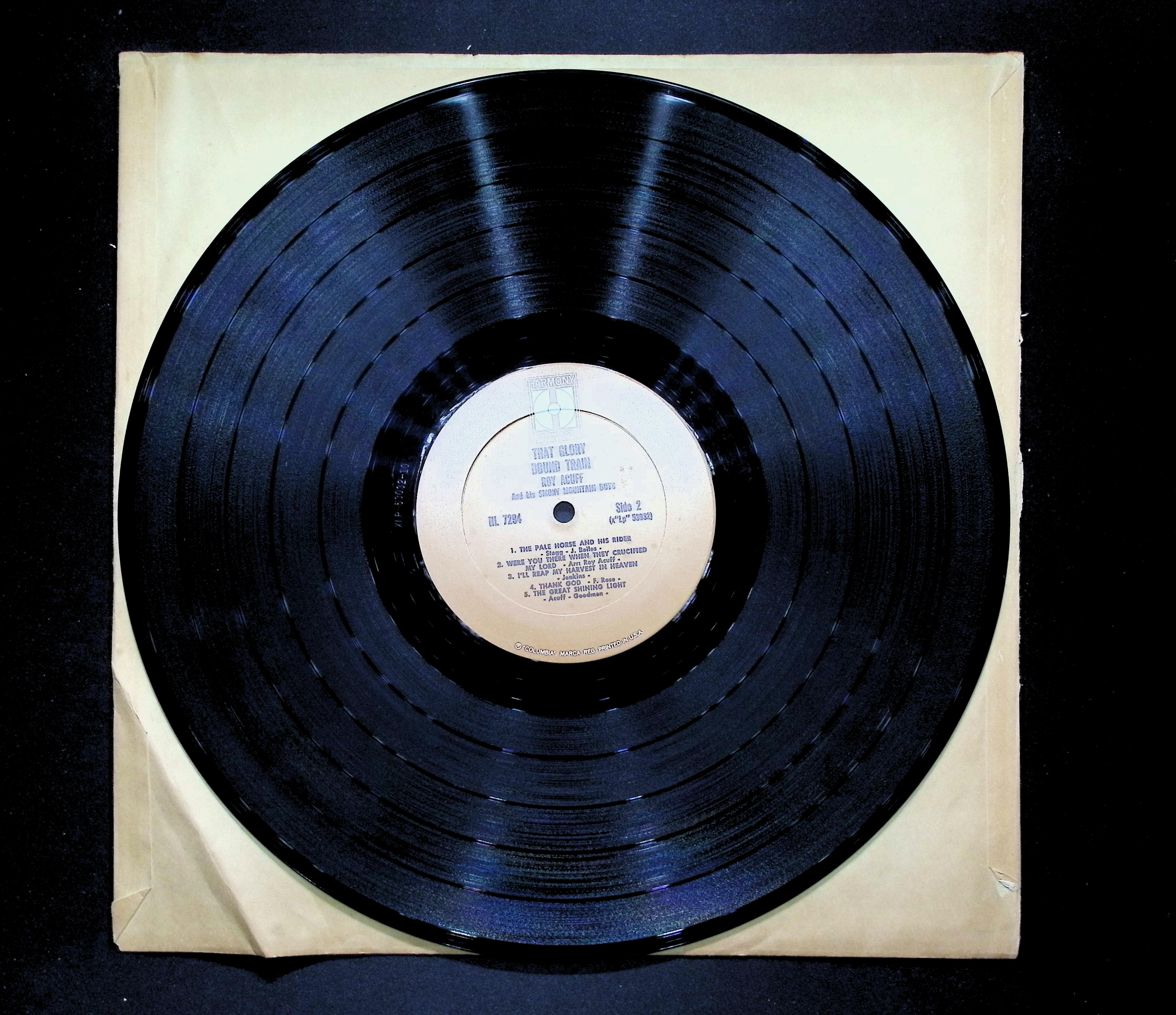 Roy Acuff & His Smoky Mountain Boys That Glory Bound Train 1962 HL-7294 Country — image 4