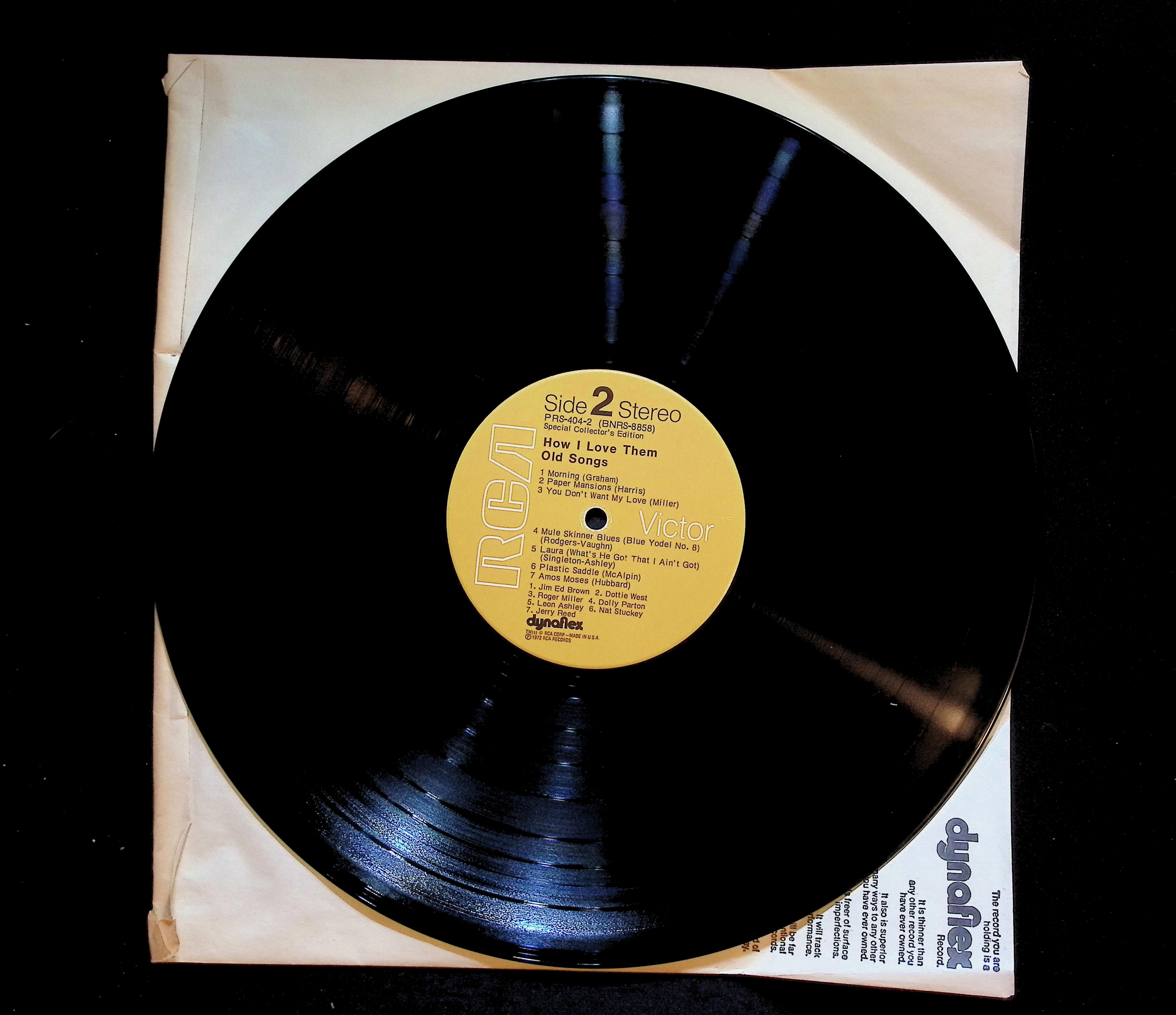 Various Artists How I Love Them Old Songs 1972 RCA PRS-404-2 Country LP — image 5