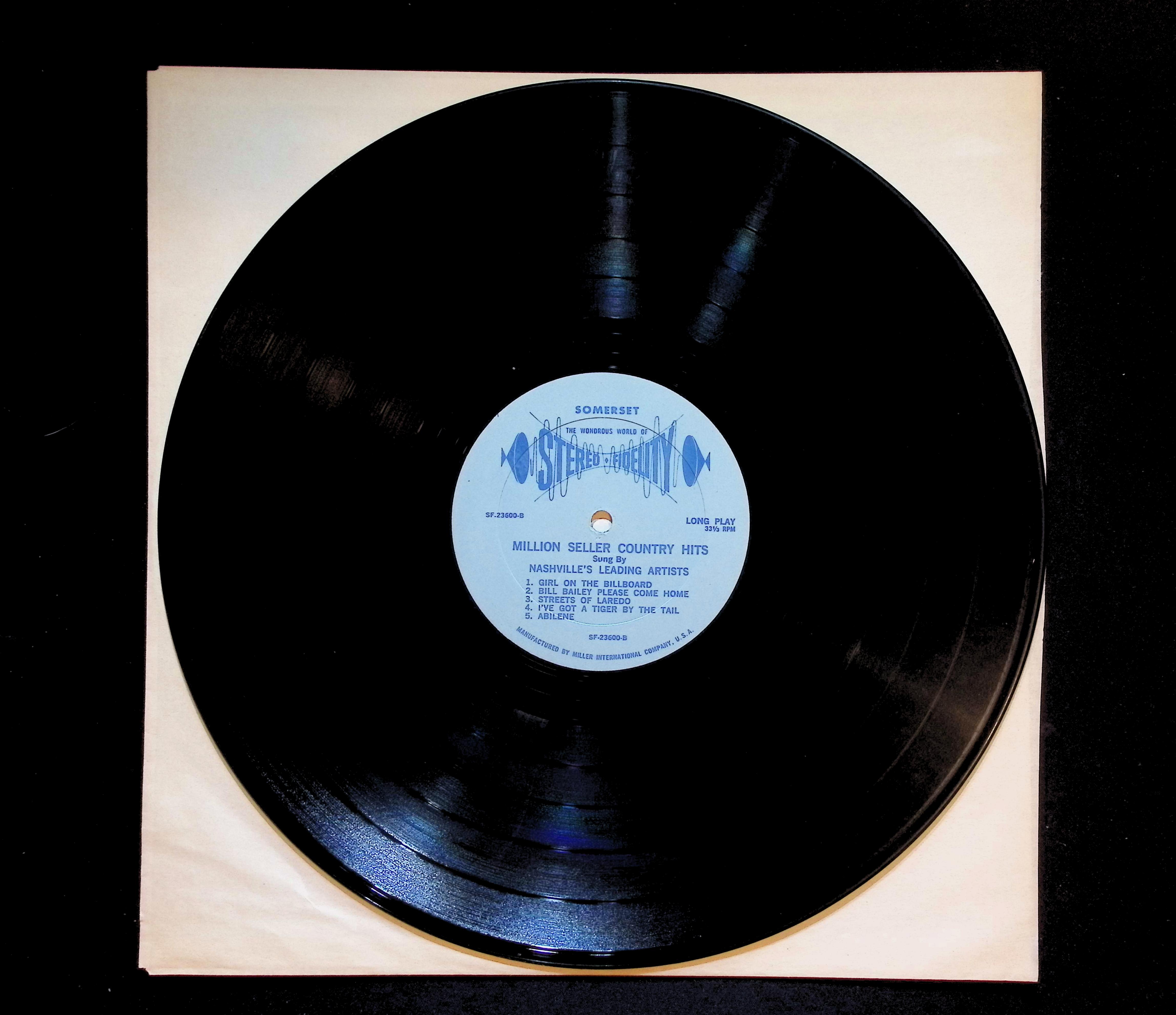 Nashville’s Leading Artists Million Seller Country Hits 1964 SF-23600 LP — image 4