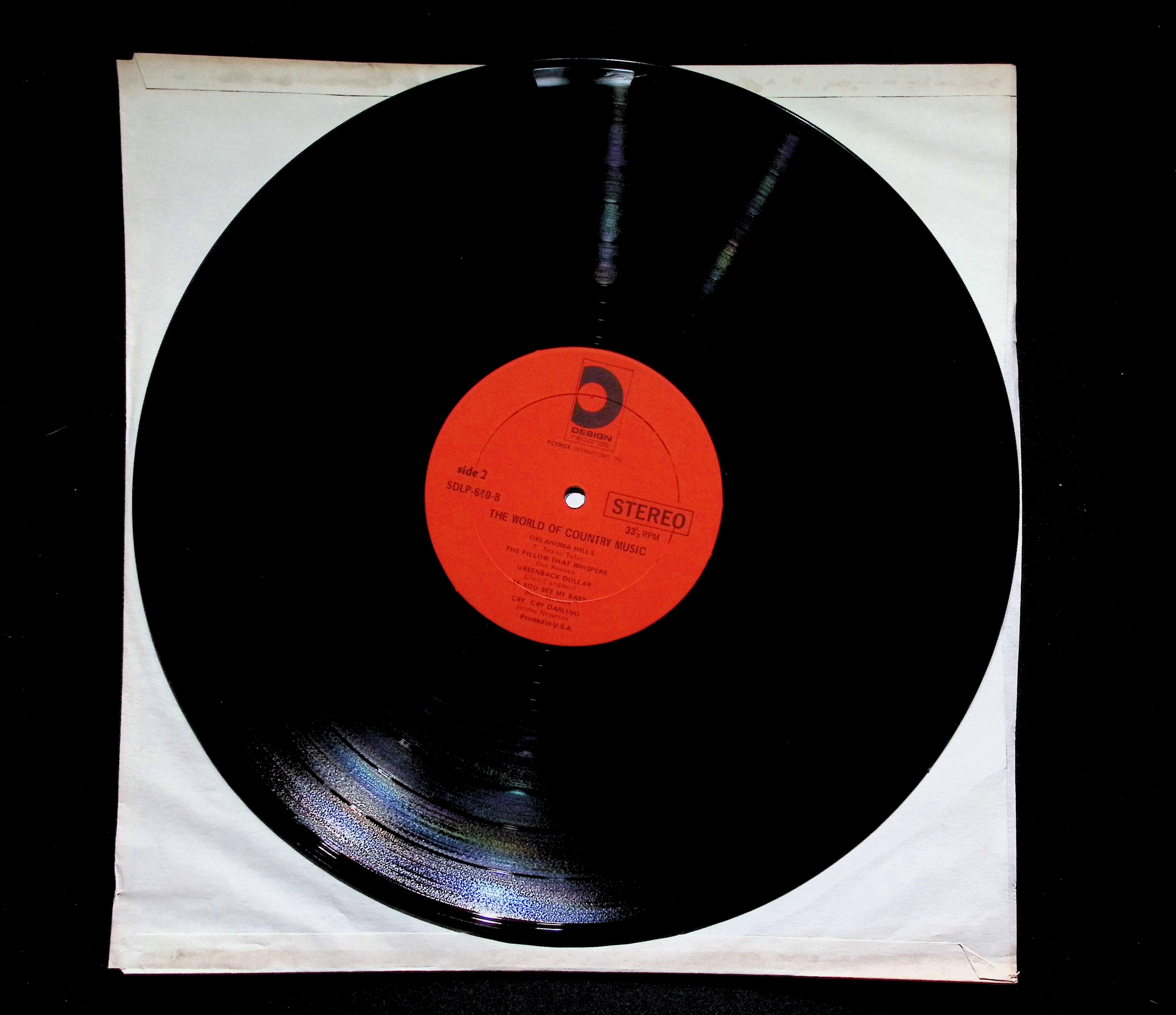 Various Artists The World Of Country Music 1970 Debion SDLP-640 Country LP — image 4