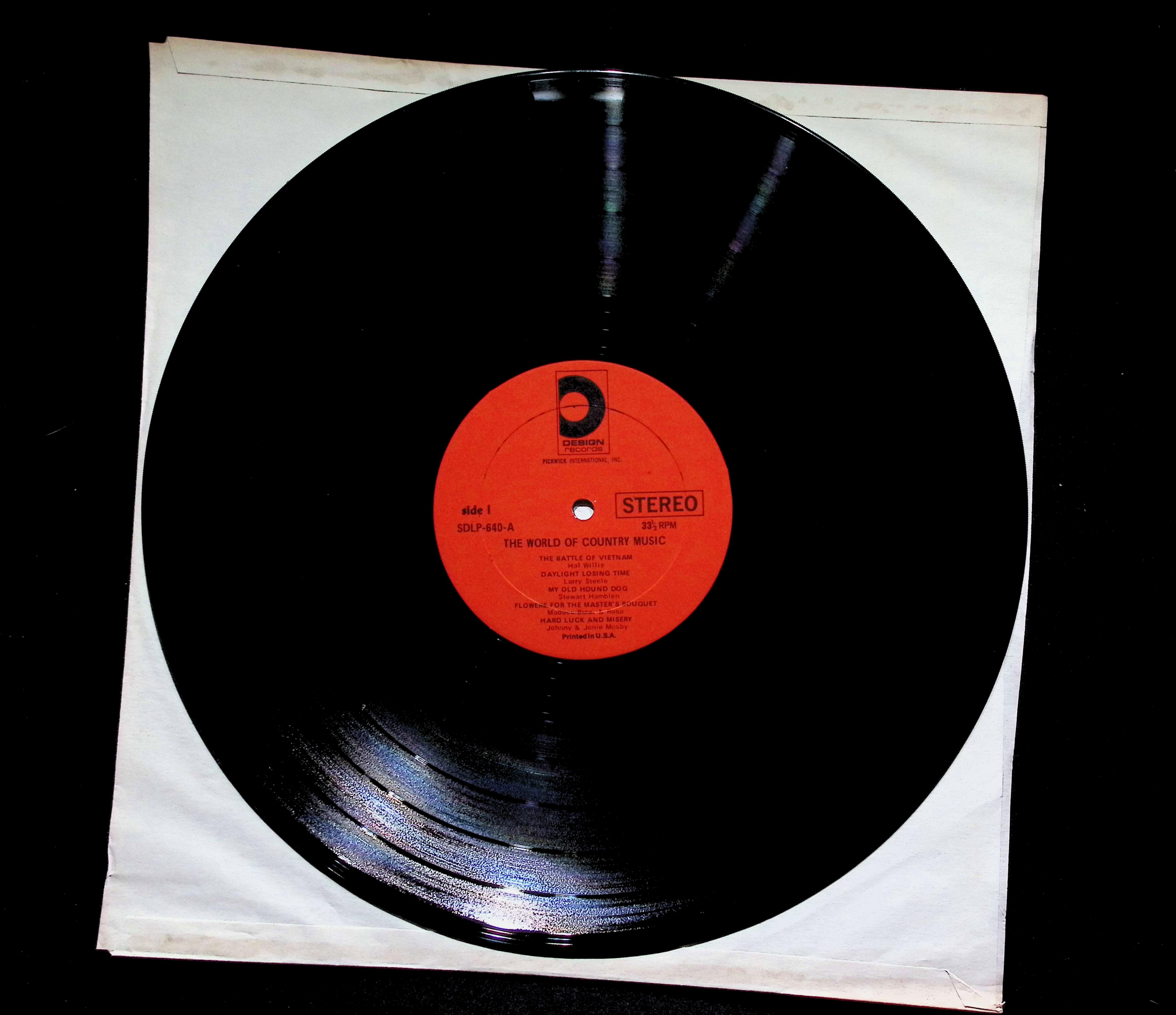 Various Artists The World Of Country Music 1970 Debion SDLP-640 Country LP — image 5