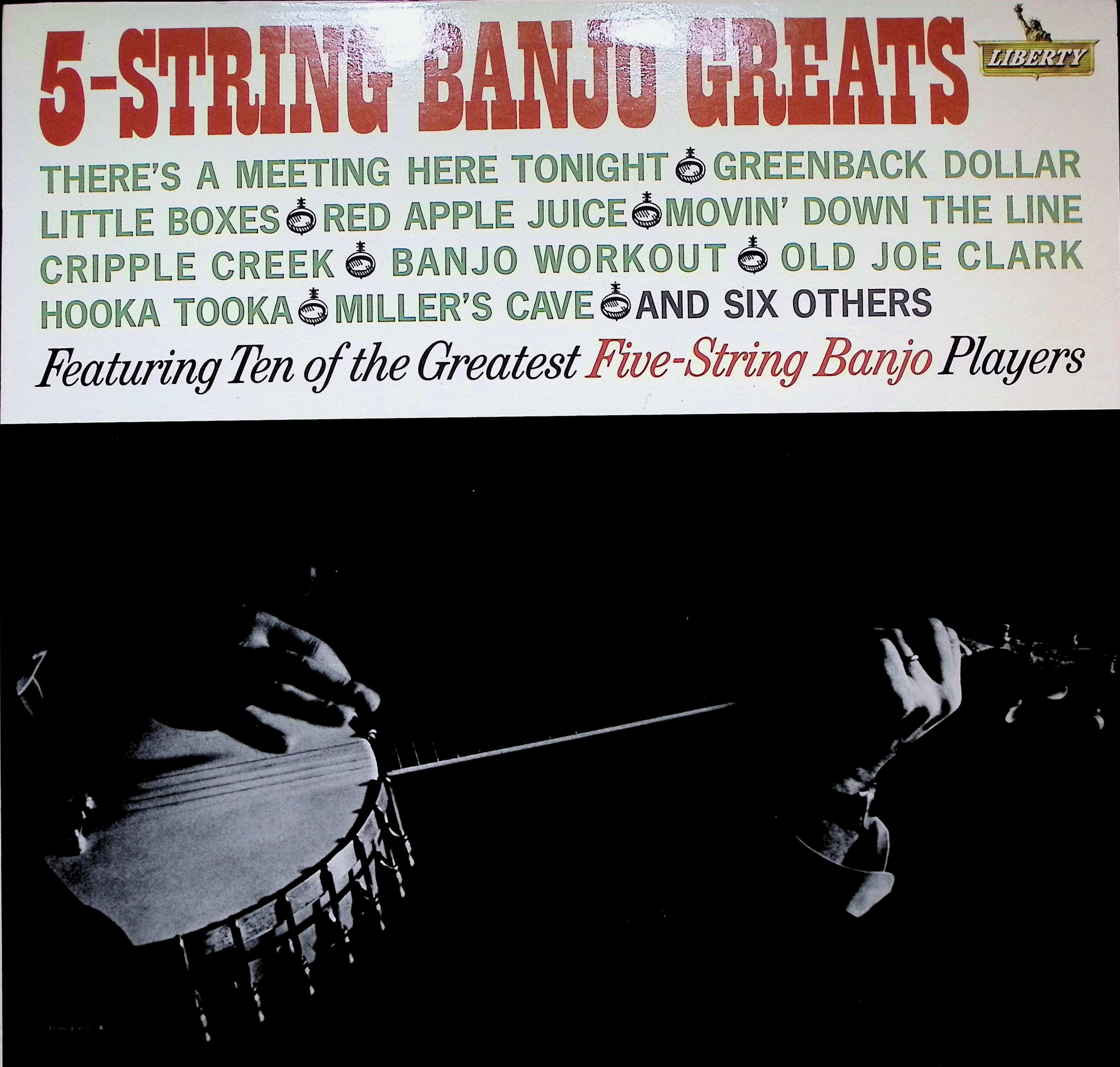Mac Cecka Five-String Banjo Greats 1965 Liberty LRP-3357 Bluegrass LP