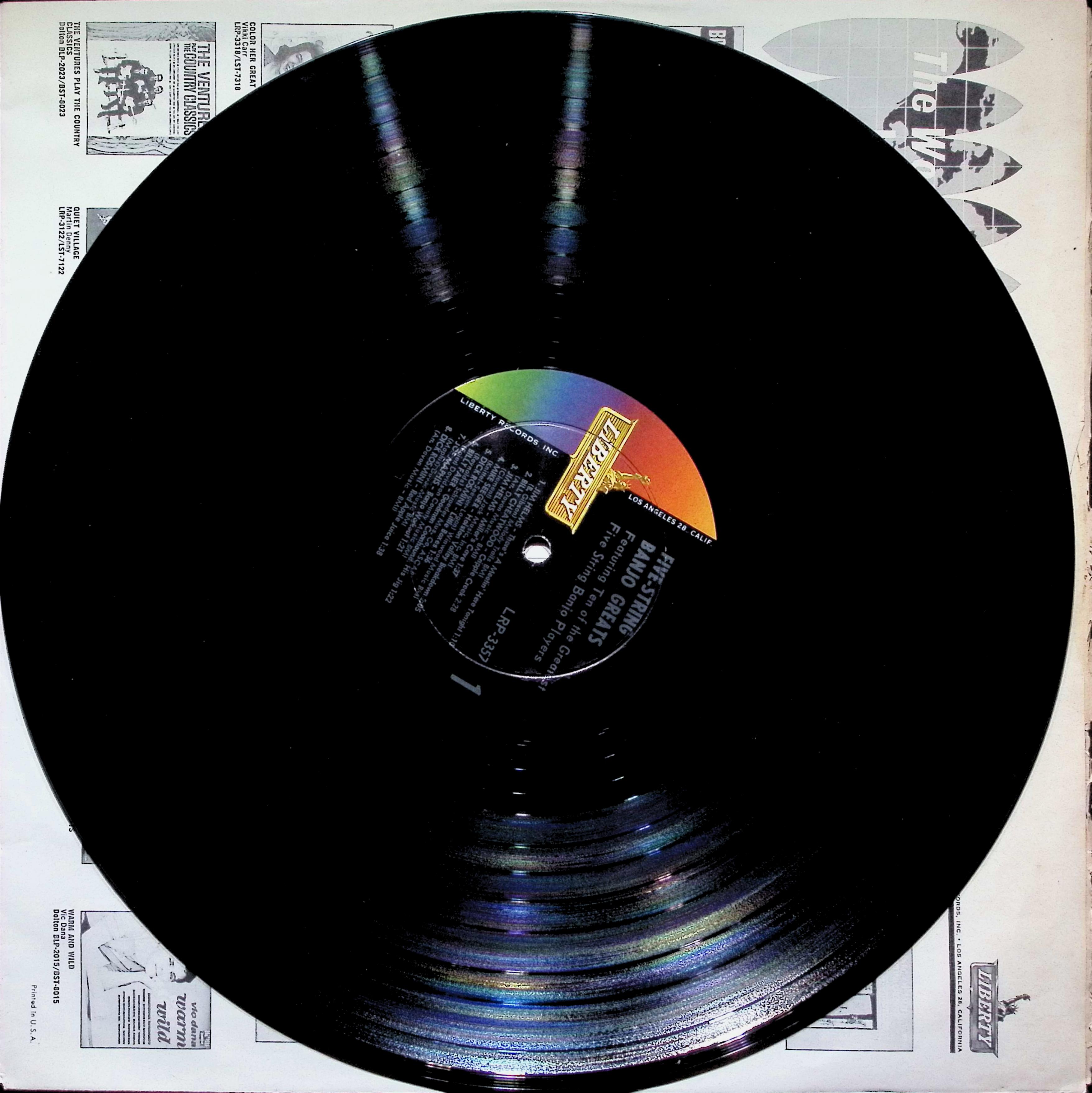 Mac Cecka Five-String Banjo Greats 1965 Liberty LRP-3357 Bluegrass LP — image 4