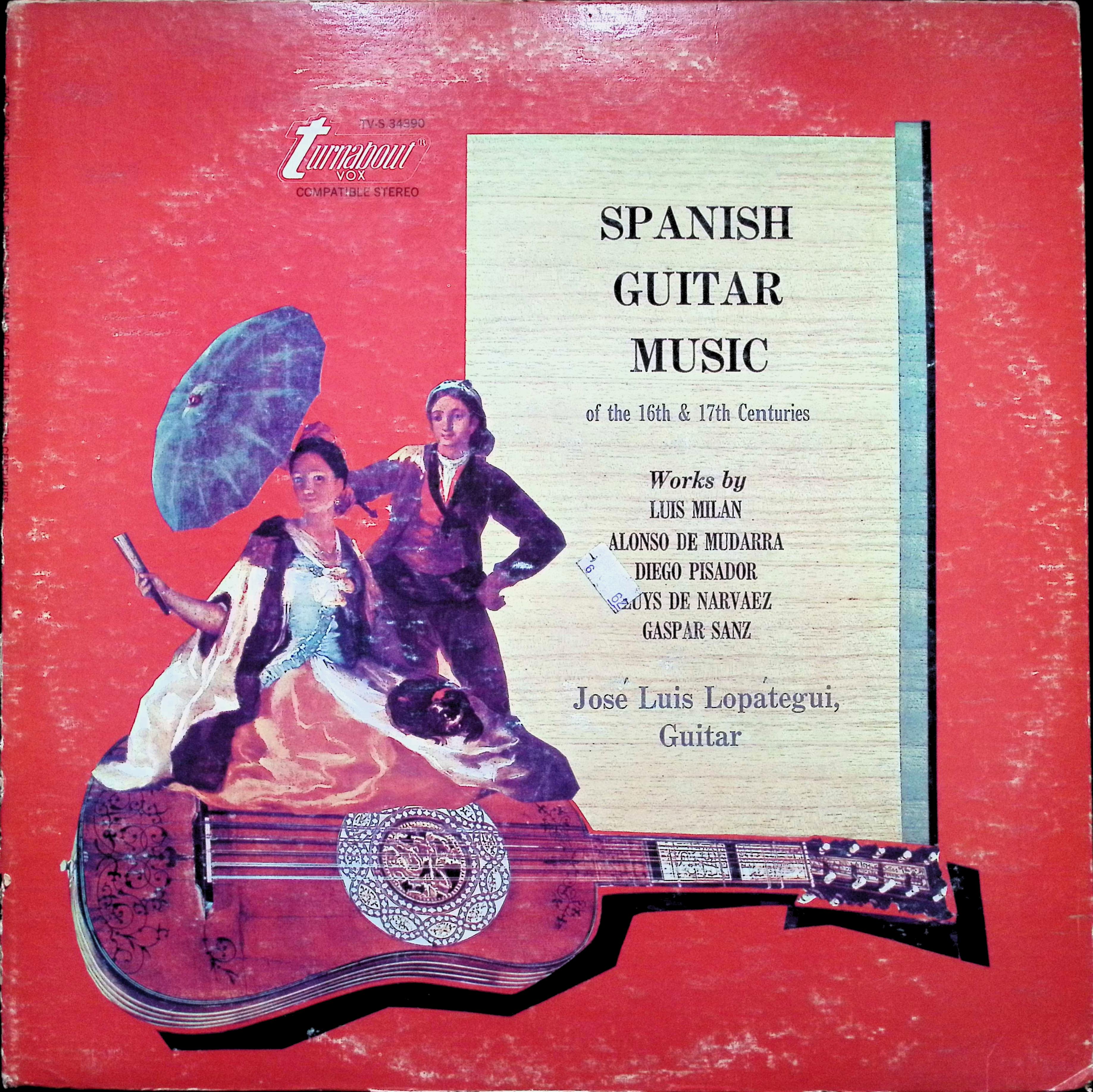 José Luis Lopátegui - Spanish Guitar LP 1971 US Classical