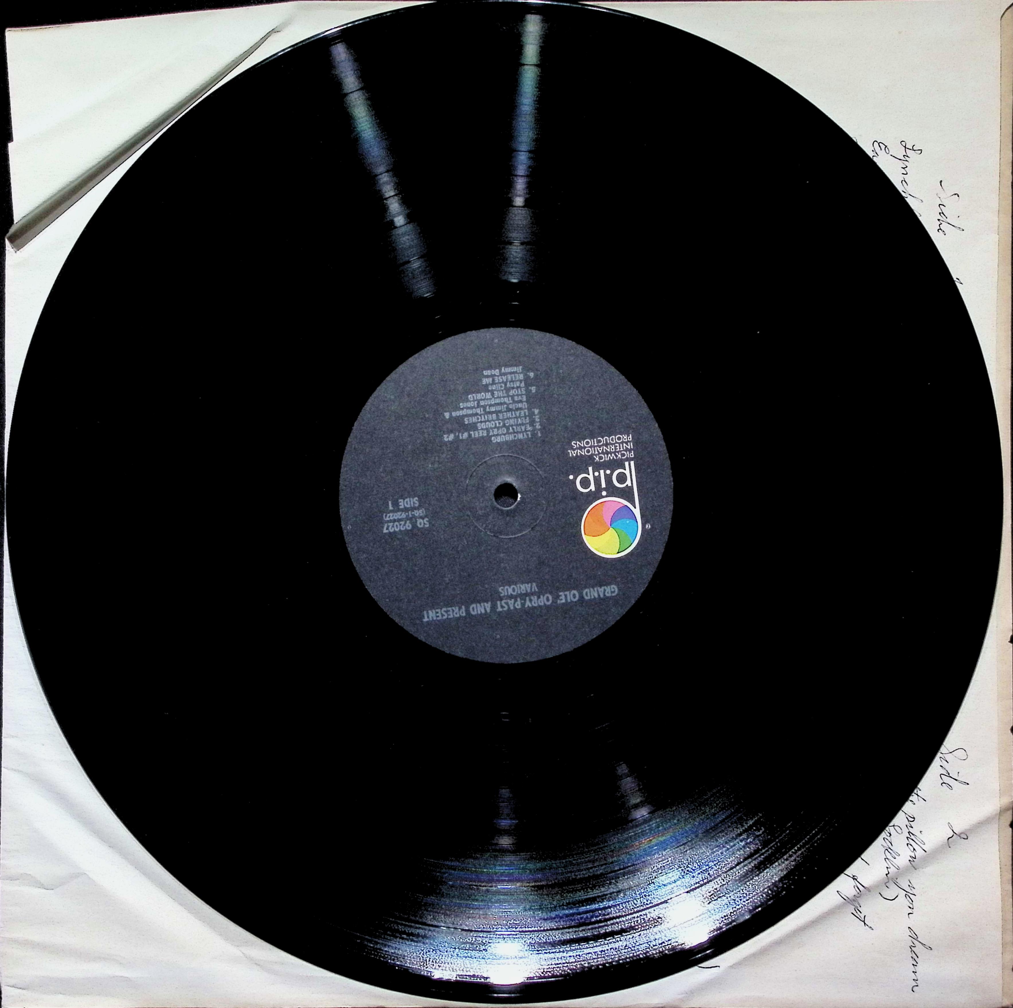 Various Artists Grand Ole Opry Past And Present 1973 PIP SQ-92027 Country LP — image 5