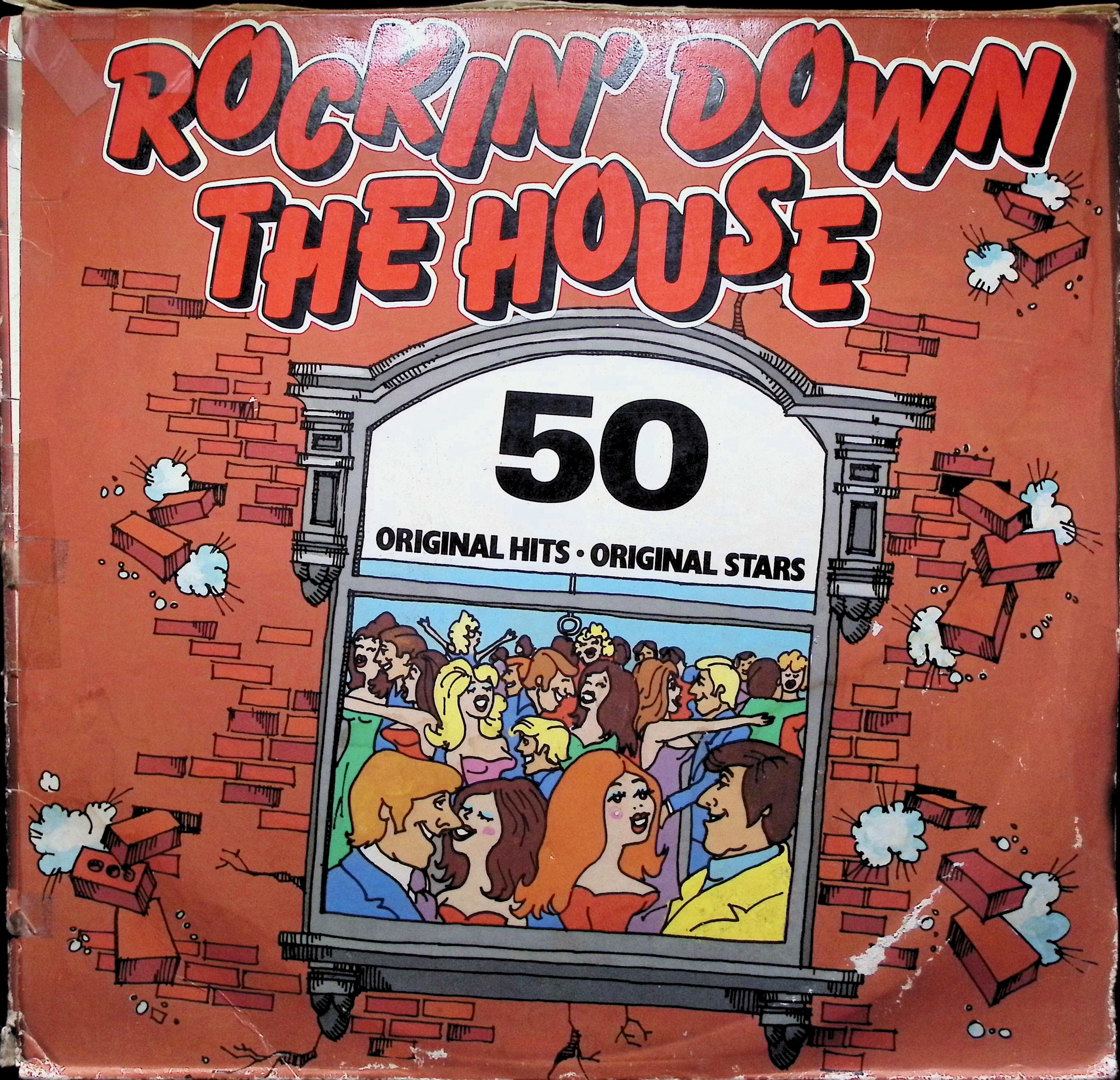 Various Rockin' Down The House LP 1984 Silver Eagle Rock