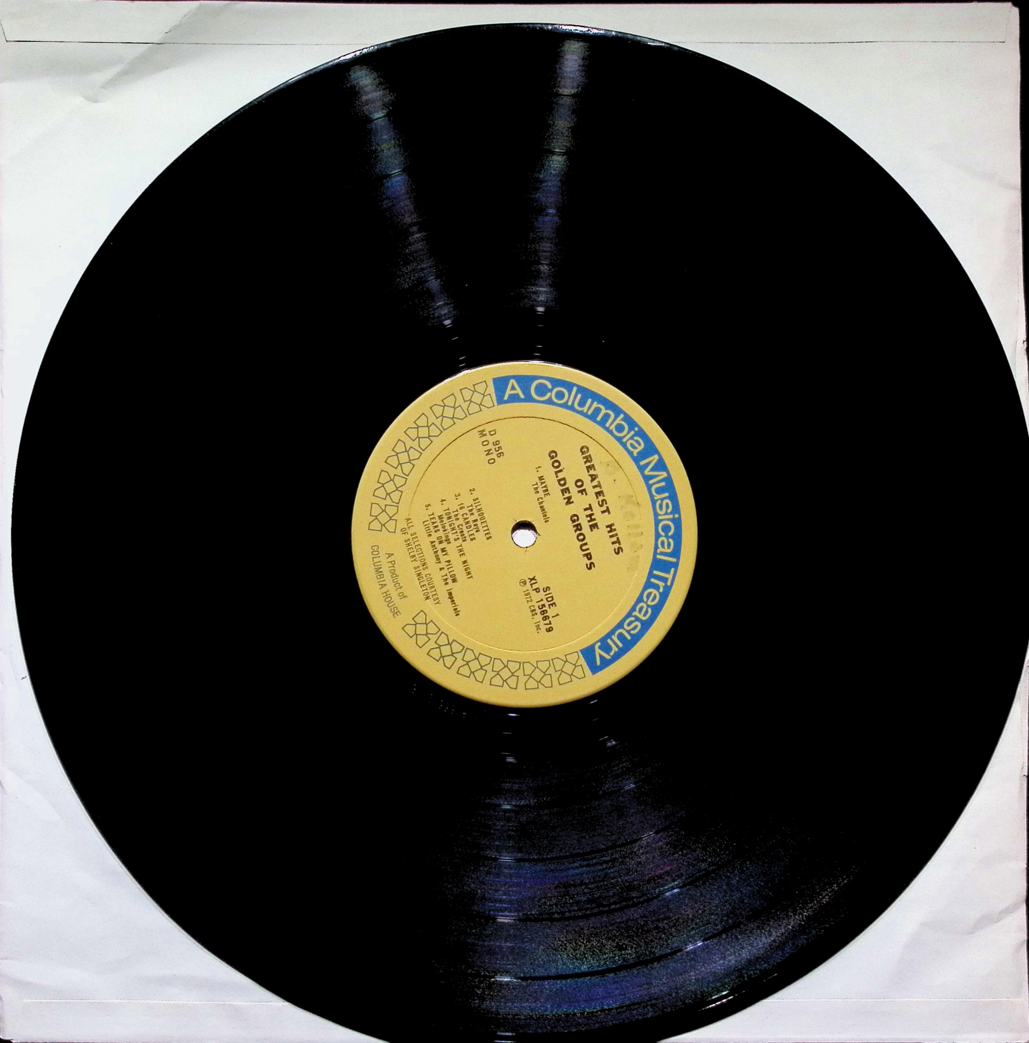 Various Artists Greatest Hits Of The Golden Groups 1972 Columbia D-956 LP — image 5