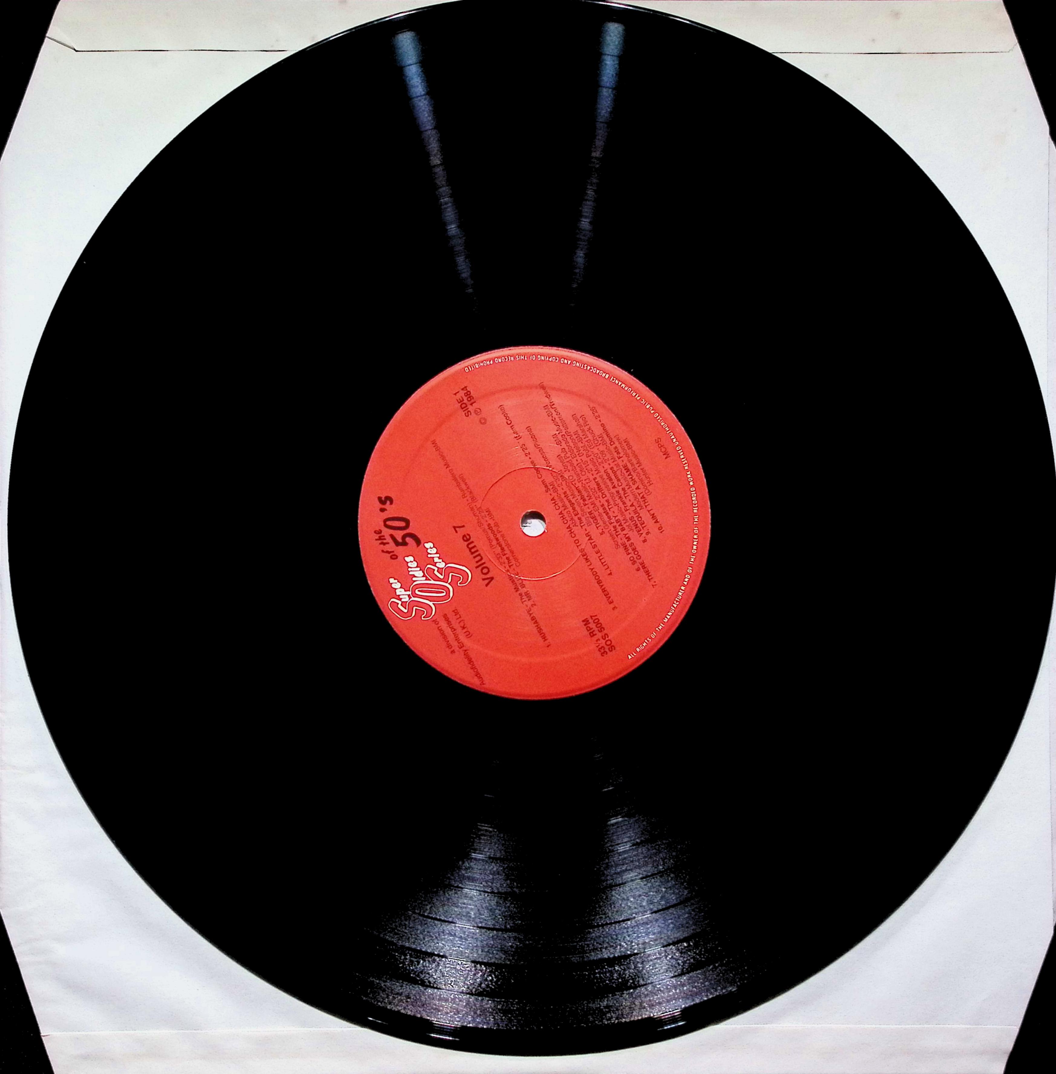 Various Artists Super Oldies Of The 50s Vol 7 1984 K-Tel SOS-5007 LP — image 4