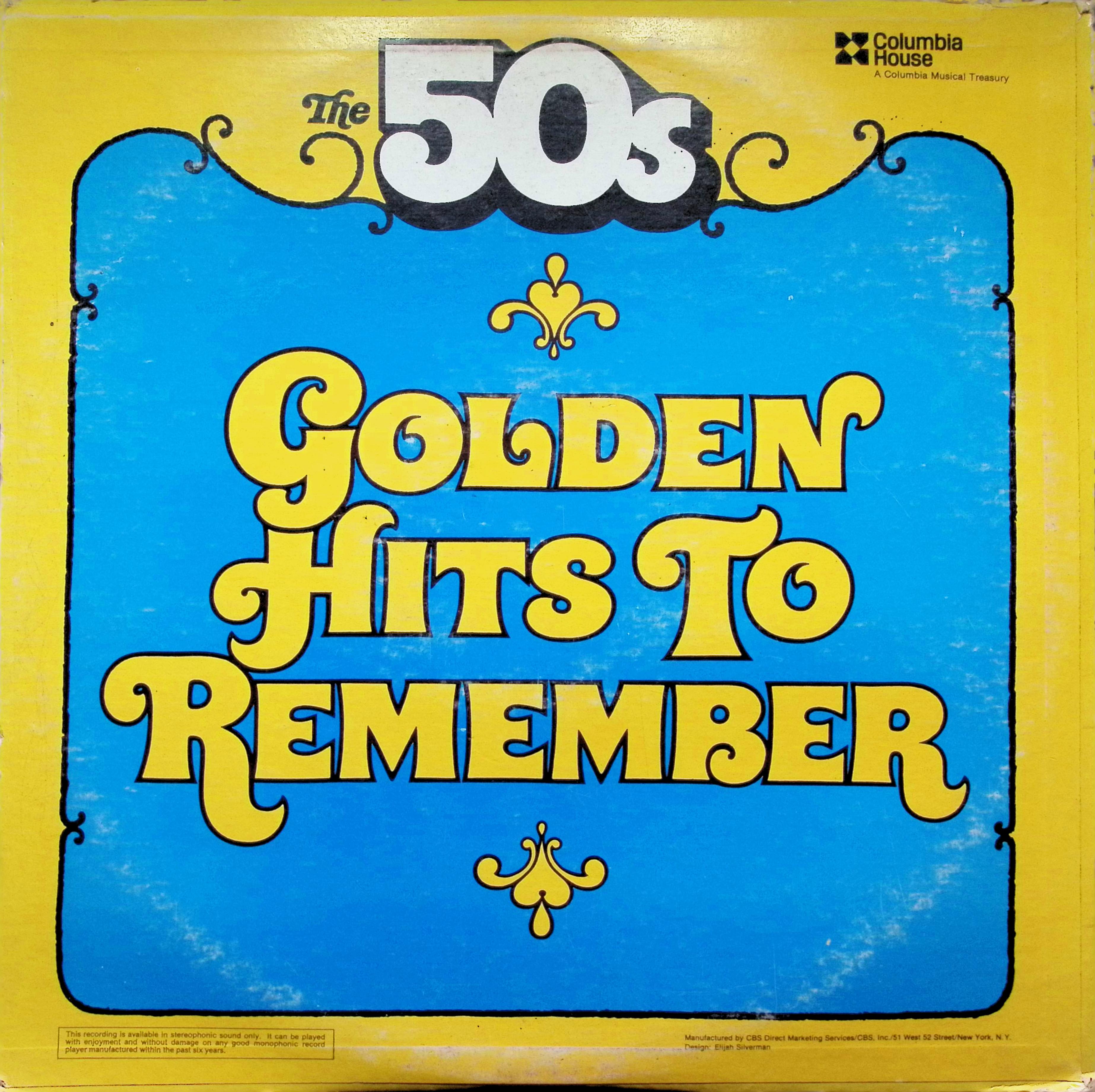 Various Artists The Fifties Golden Hits 1970 Columbia DS-724 Easy Listening LP — image 2