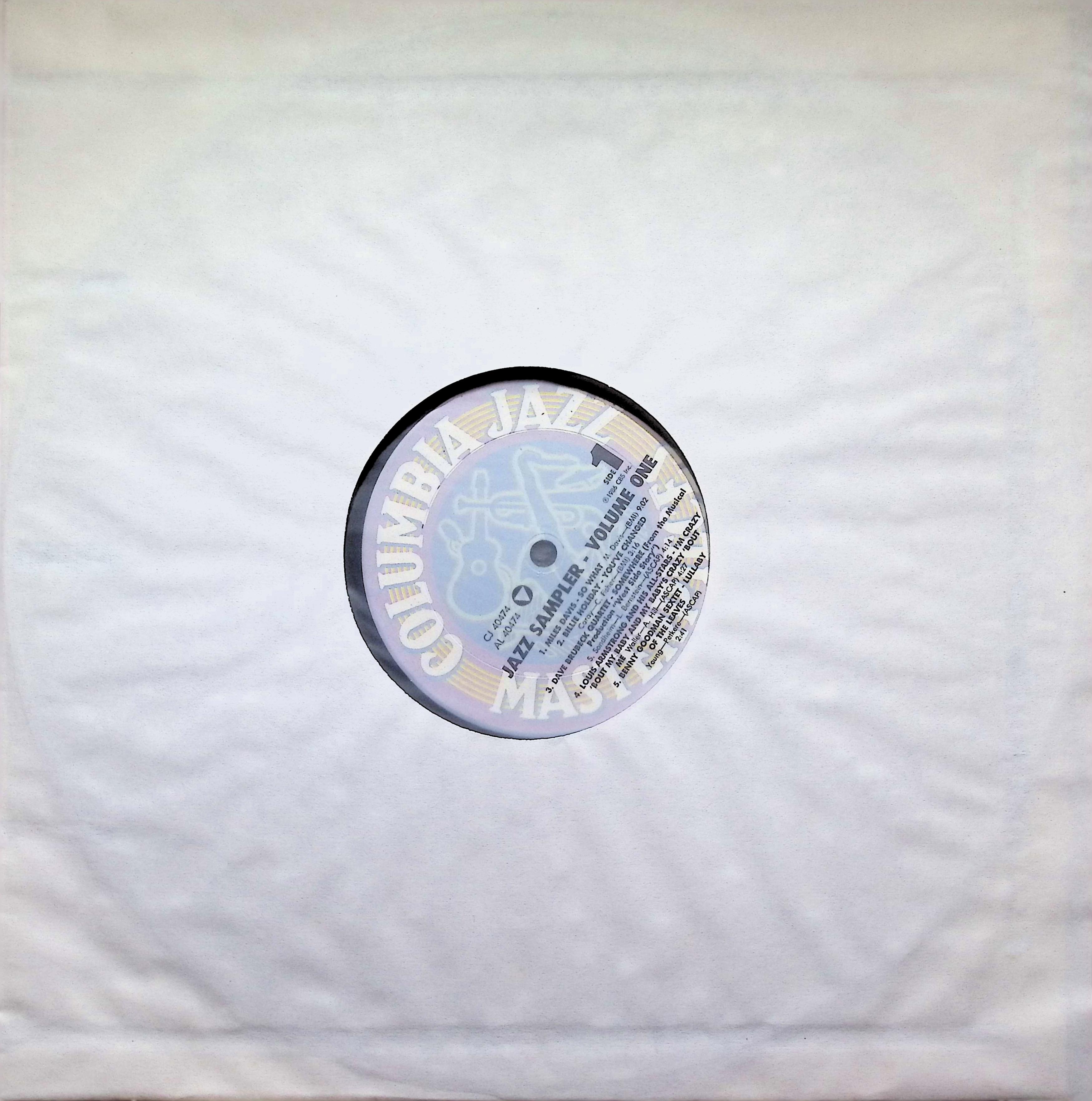 Various - CBS Jazz Masterpieces LP 1986 Canada Jazz — image 3