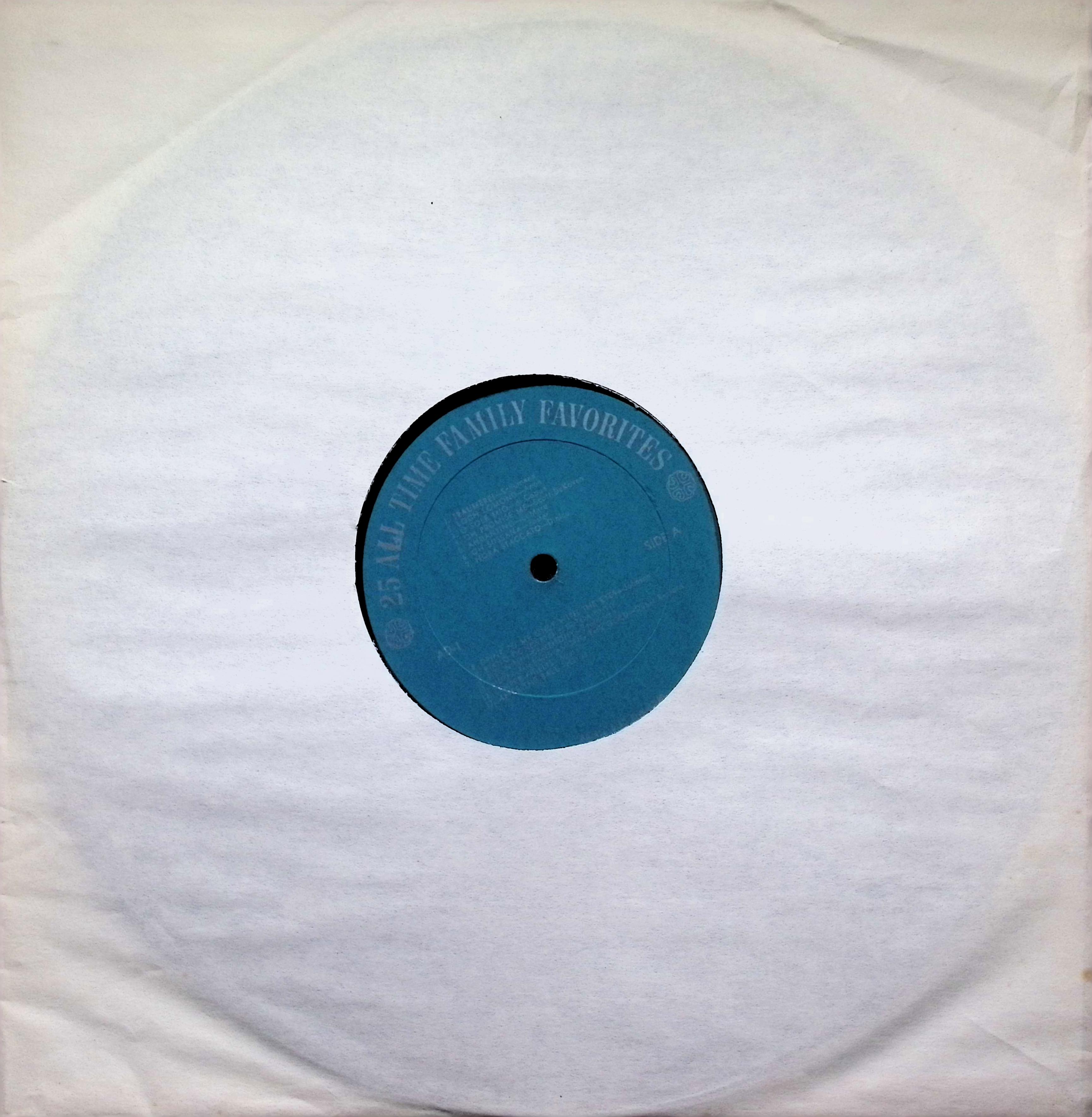 Various Artists 25 All Time Family Favorites 1967 All Disc ADS-1 LP — image 3